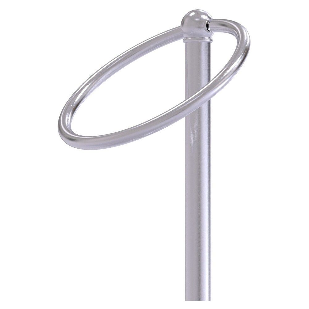 Anillo para toallas de pie con acabado cromado satinado Allied Brass Tribecca TR-10-SCH