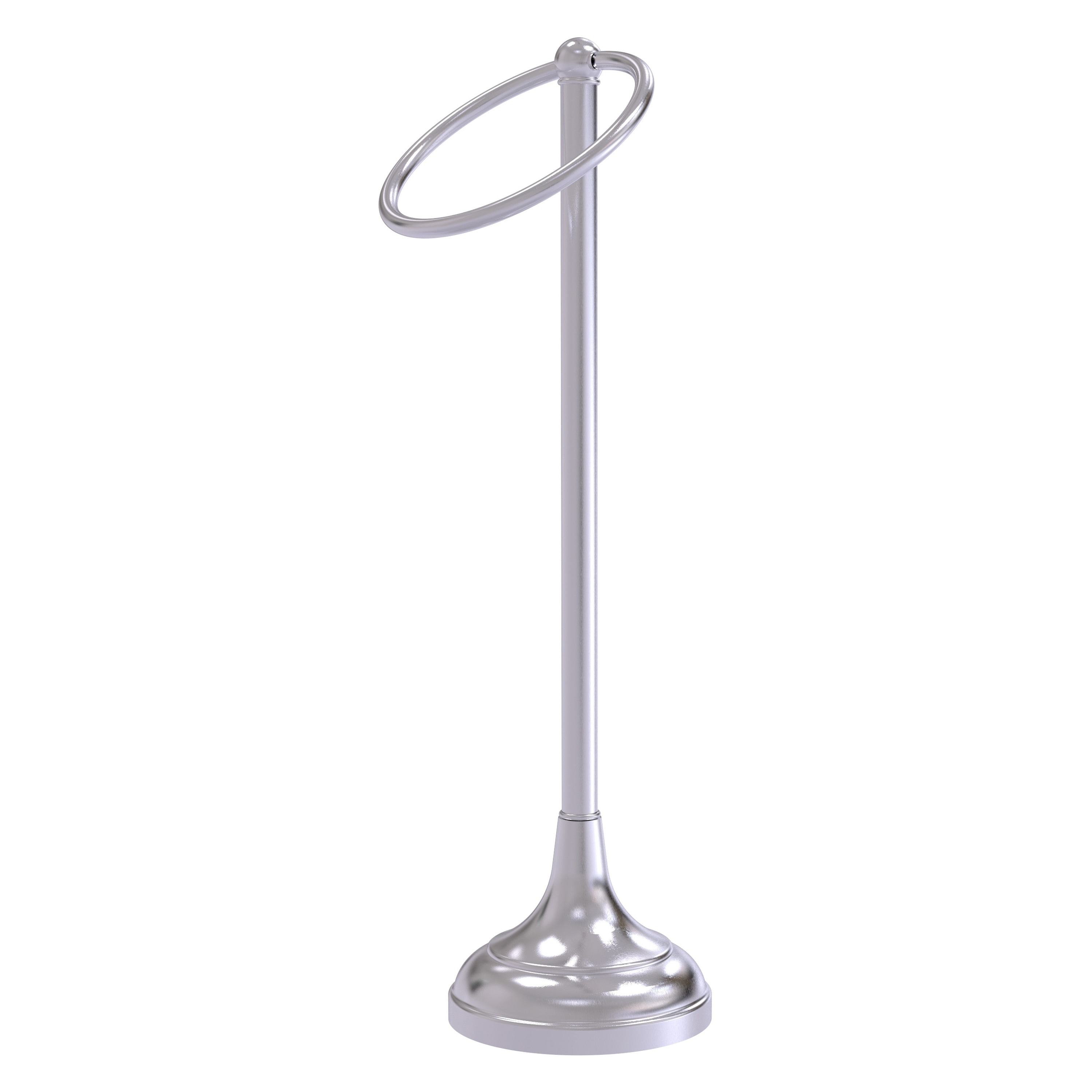 Anillo para toallas de pie con acabado cromado satinado Allied Brass Tribecca TR-10-SCH