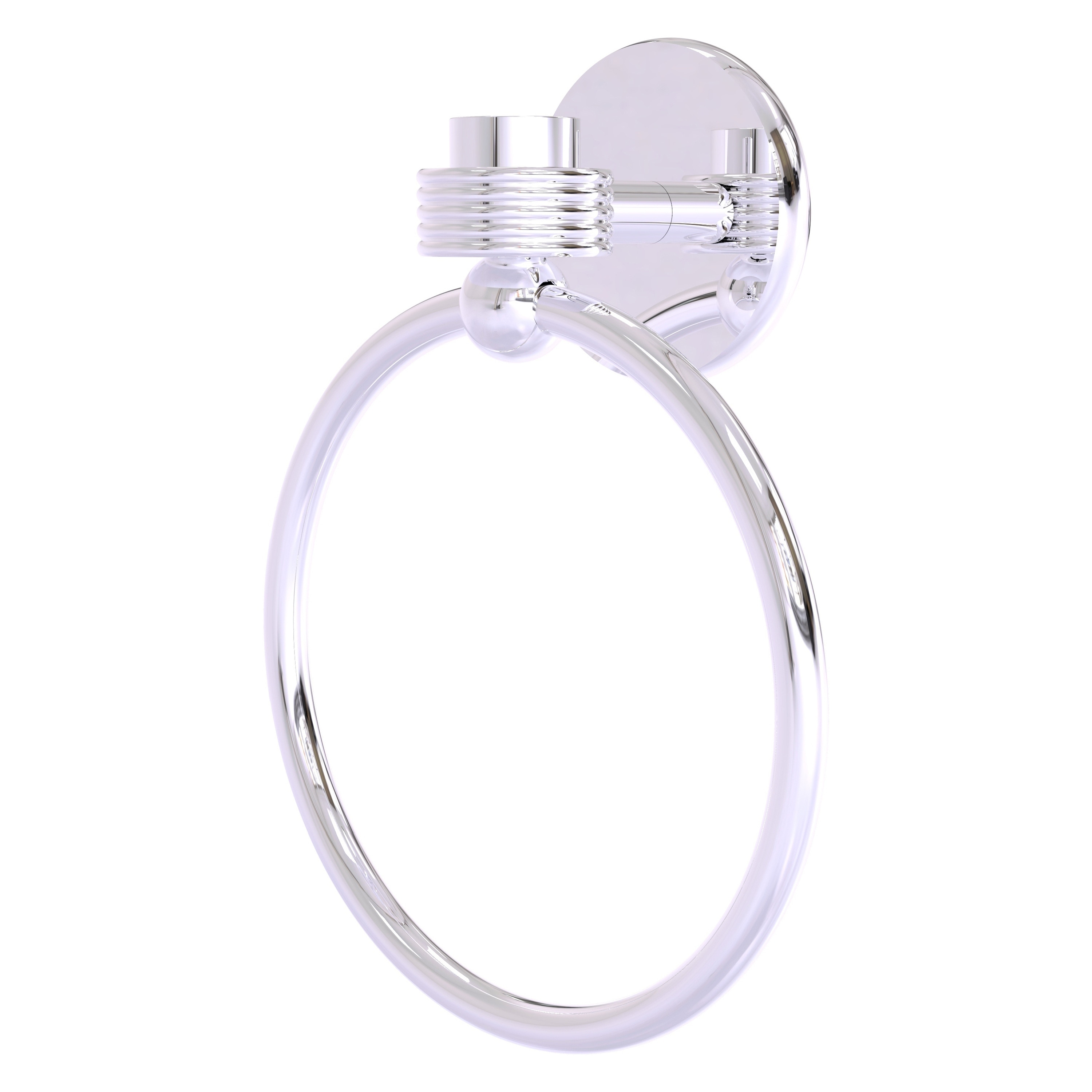 Aro de Toalla de Montaje en Pared de Cromo Pulido Satellite Orbit One de Brass Allied 7116G-PC