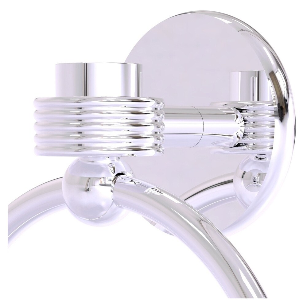 Aro de Toalla de Montaje en Pared de Cromo Pulido Satellite Orbit One de Brass Allied 7116G-PC