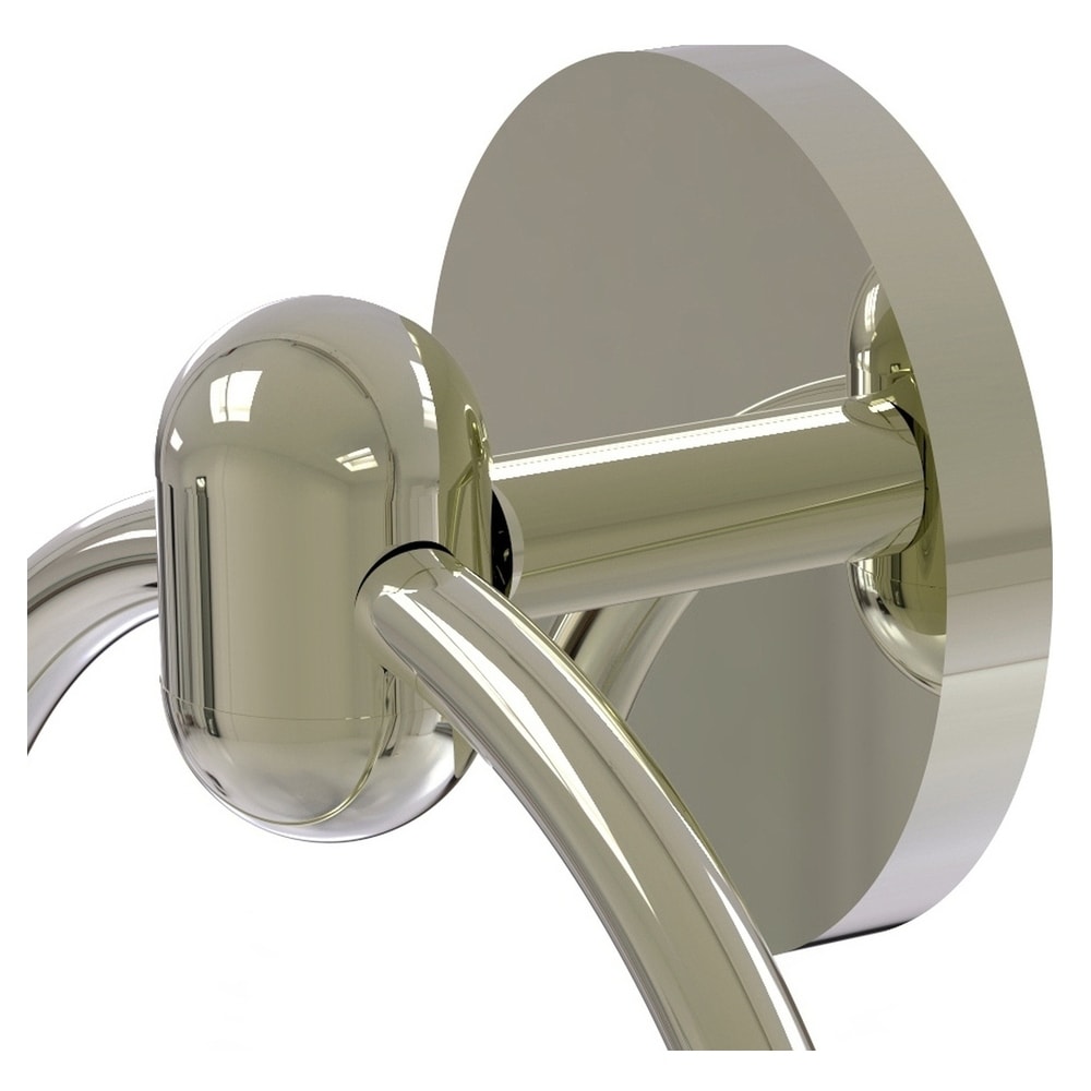 Argolla de Toalla de Pared Individual Montada en Pared de Níquel Pulido Tango de Allied Brass TA-16-PNI