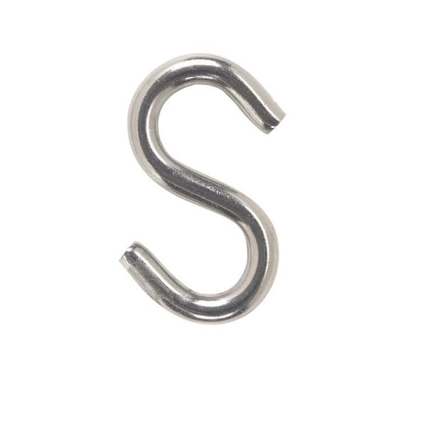 Homepage 02-3484-345 S Heavy Curved Stainless Steel Hook  0.299 x 2.50 in.0, 20PK - HO611951