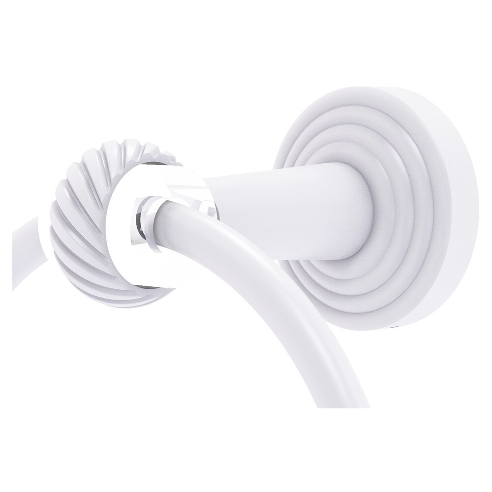 Aro de Toalla Individual para Montar en Pared en Color Blanco Mate de Allied Brass Pacific Beach