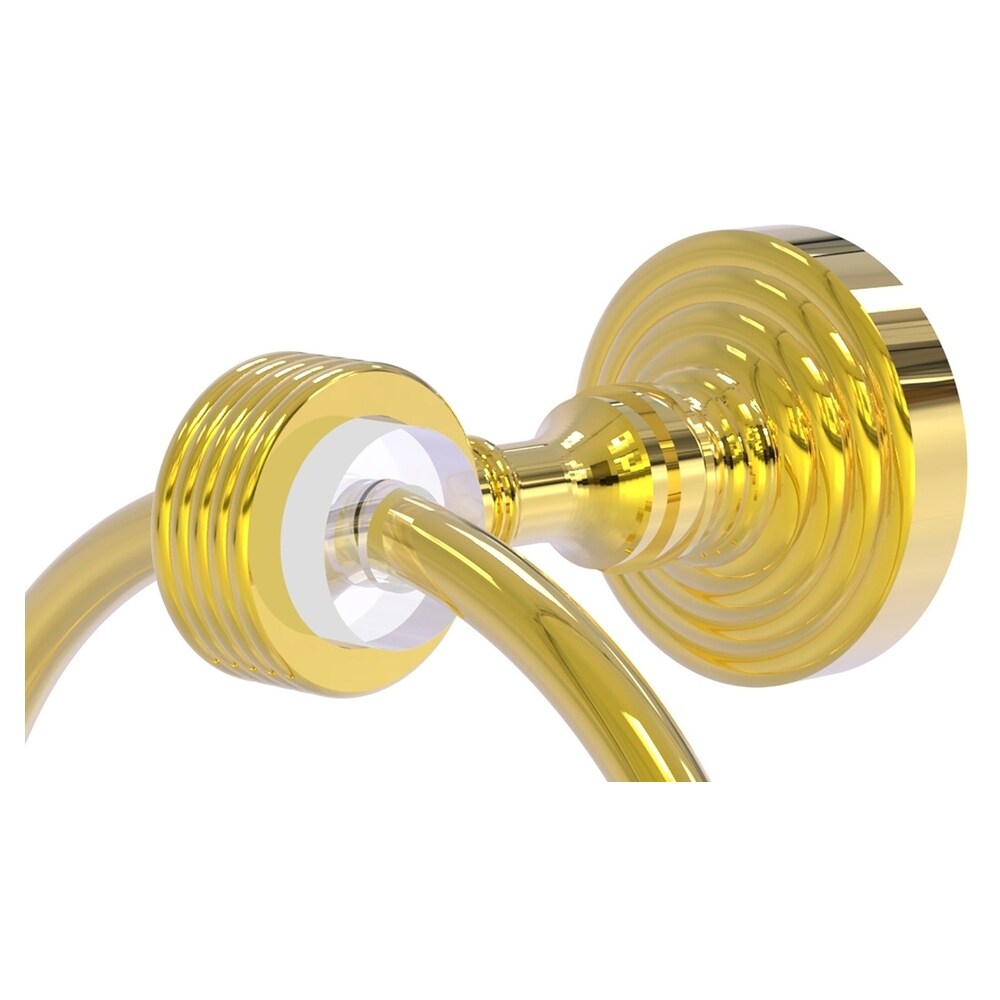 Argolla de toalla individual de montaje en pared de latón pulido de Pacific Grove Allied Brass PG-16G-PB
