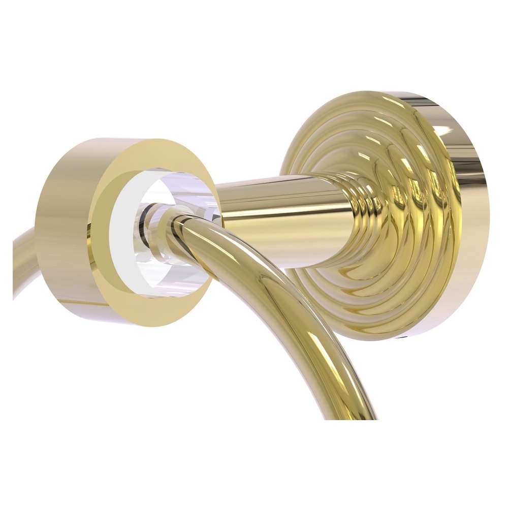 Argolla de toalla individual para montaje en pared de latón sin lacar Pacific Beach de Allied Brass PB-16-UNL