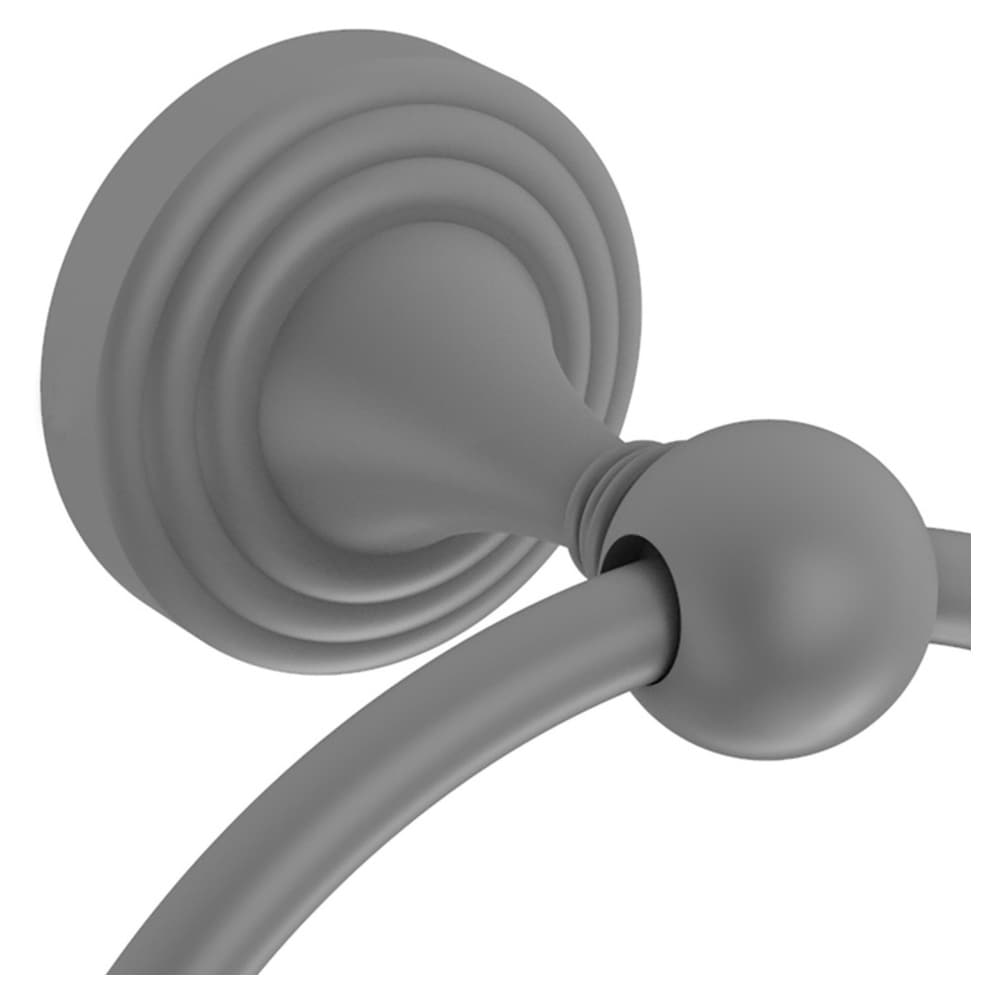 Argolla individual para toalla de montaje en pared de Allied Brass Sag Harbor en gris mate