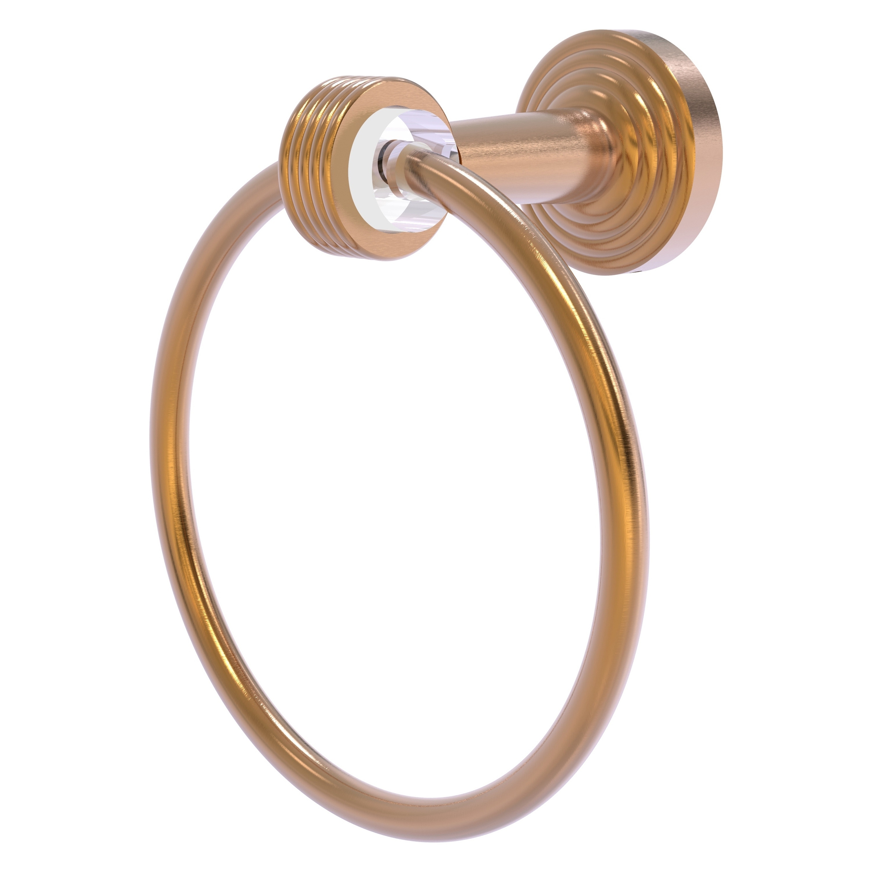 Anillo para toalla de montaje en pared en bronce cepillado de Allied Brass Pacific Beach PB-16G-BBR