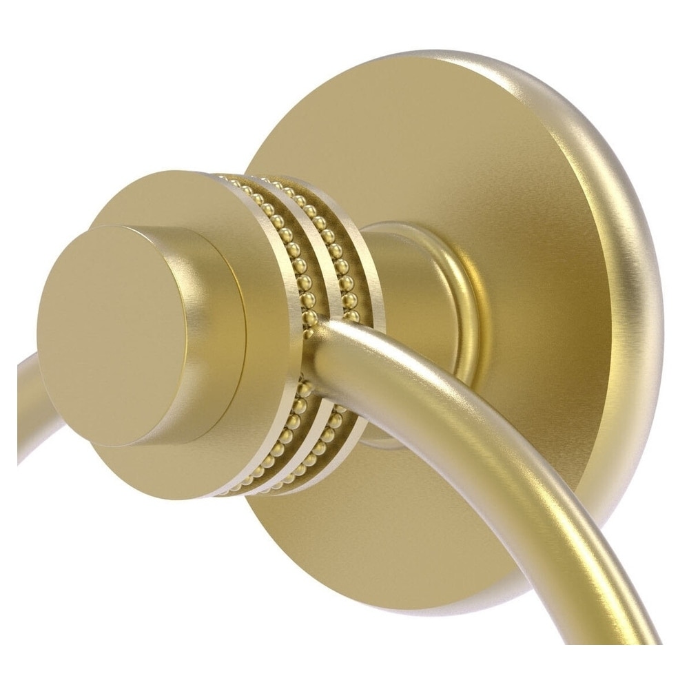 Aro para toalla de montaje en pared de latón satinado de la serie Mercurio de Allied Brass