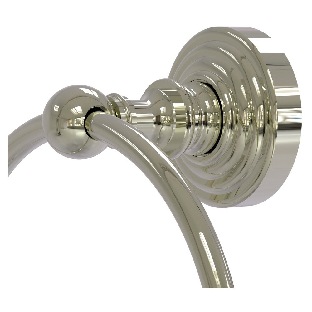 Anillo de Toalla Individual montado en la Pared de Níquel Pulido Waverly Place de Brass Waverly