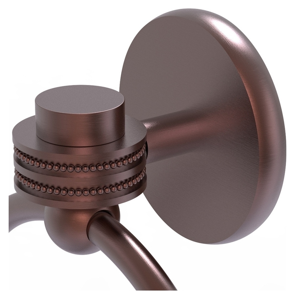 Aro de toalla de pared de cobre antiguo Allied Brass Satellite Orbit One