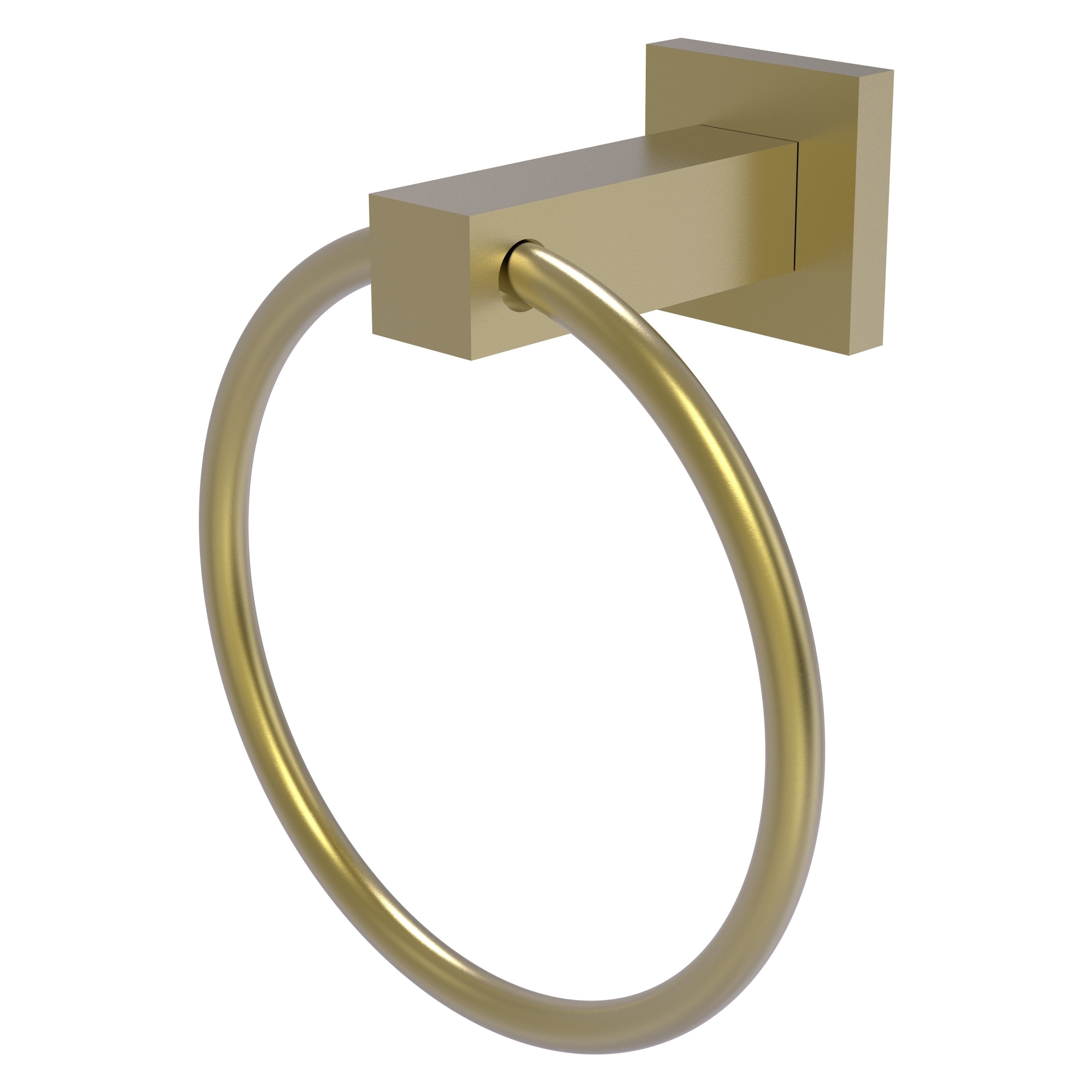 Aro de toalla individual de pared en latón satinado Montero de Allied Brass