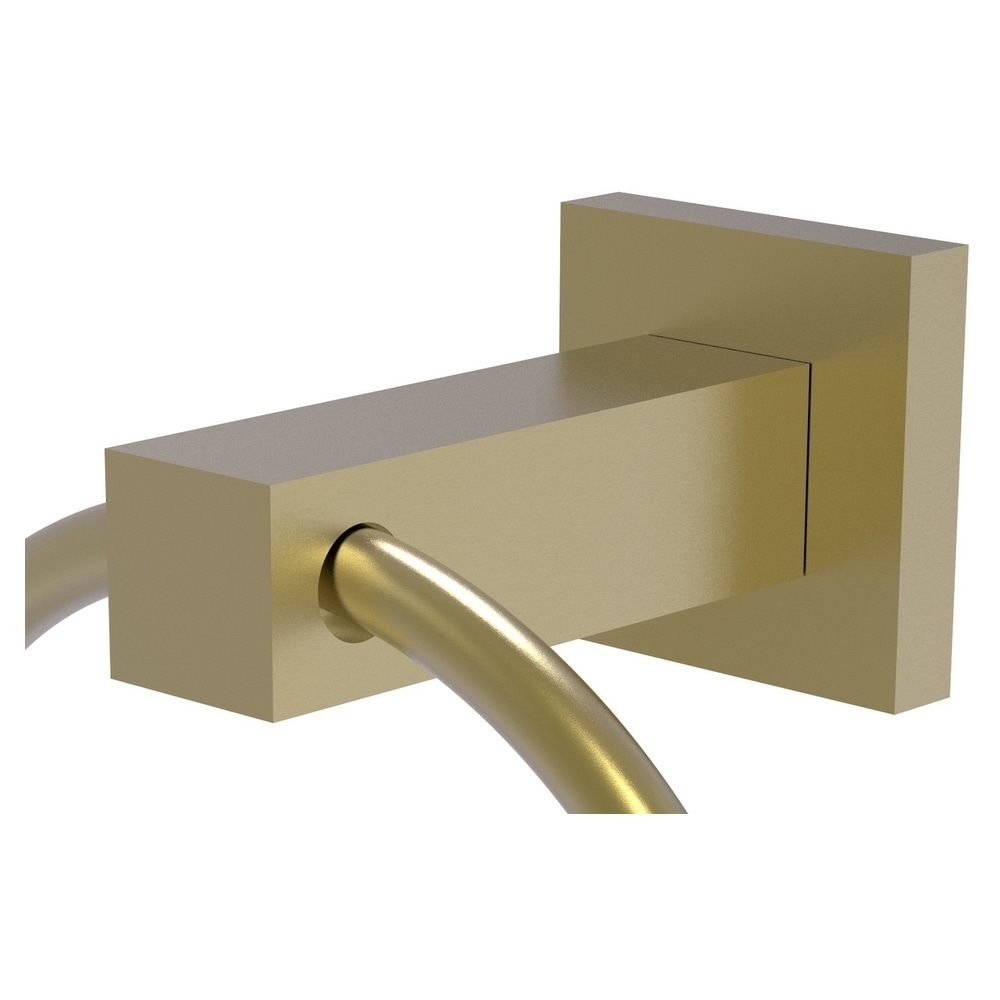 Aro de toalla individual de pared en latón satinado Montero de Allied Brass