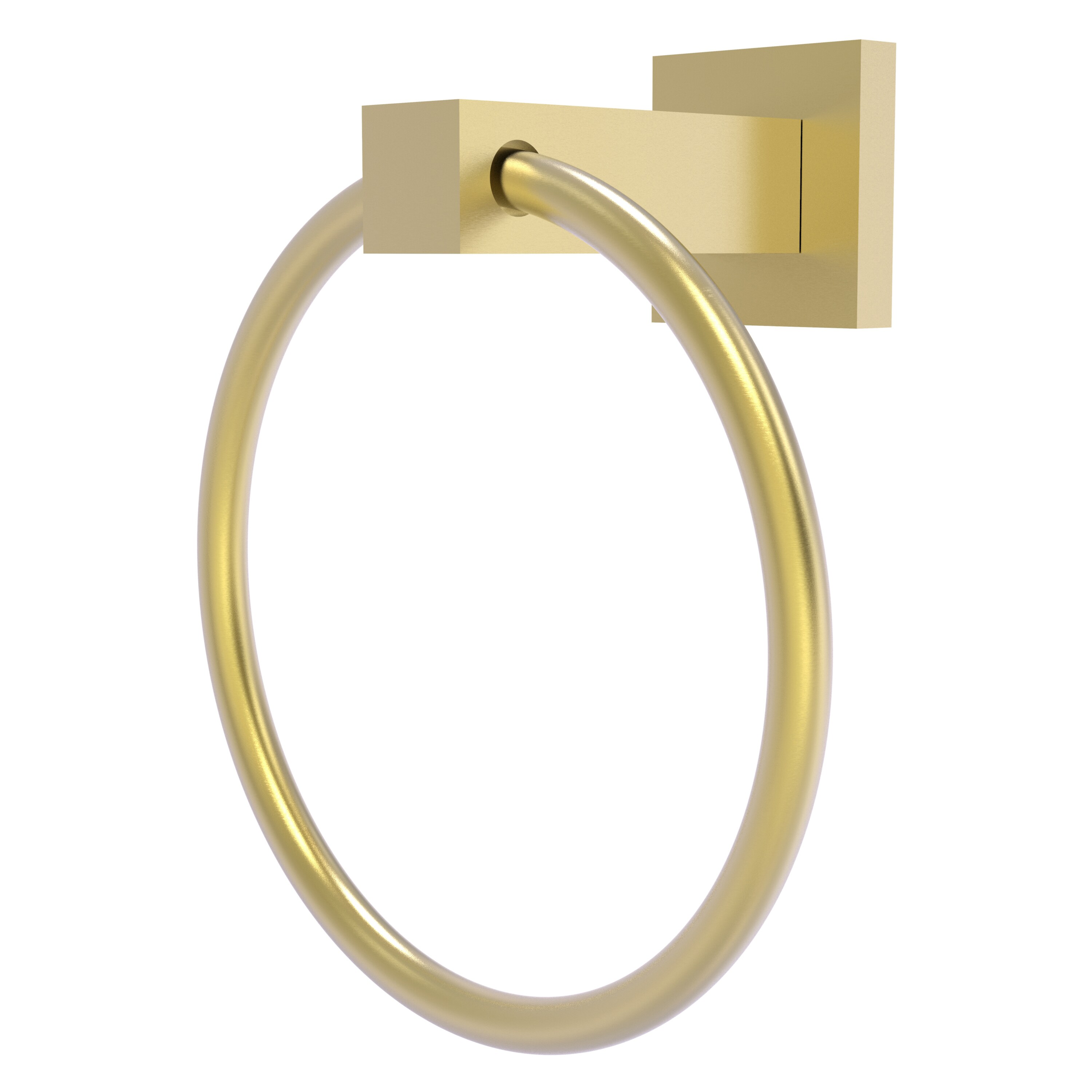Aro de toalla individual de pared en latón satinado Montero de Allied Brass