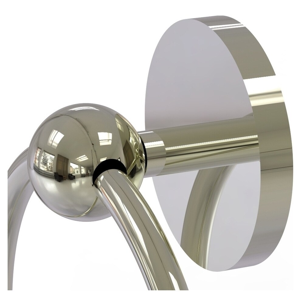 Aro de Toalla de Pared Montado en Níquel Pulido Prestige Skyline de Allied Brass