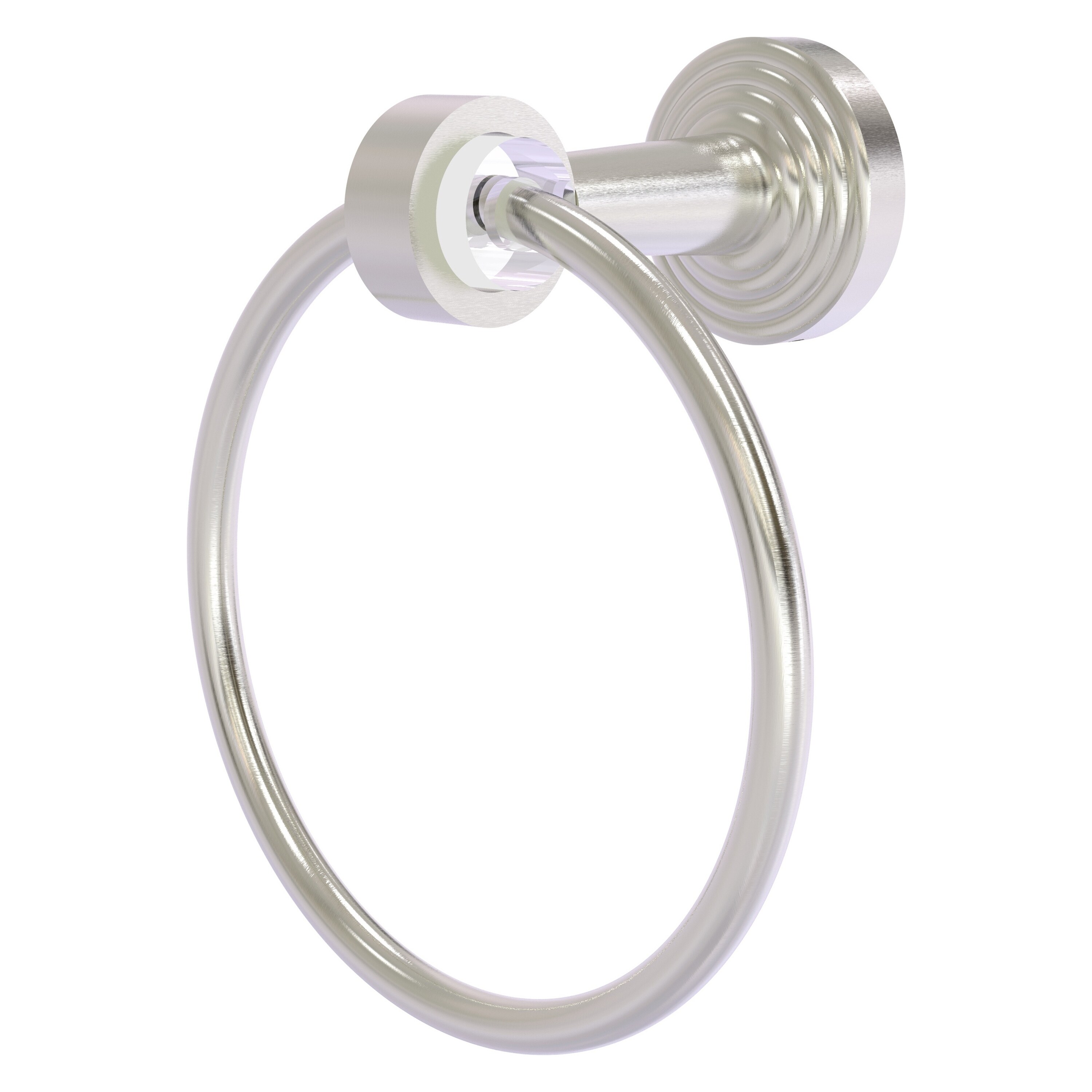 Argolla para Toalla Individual de Montaje en Pared de Níquel Satinado Pacific Beach de Allied Brass PB-16-SN