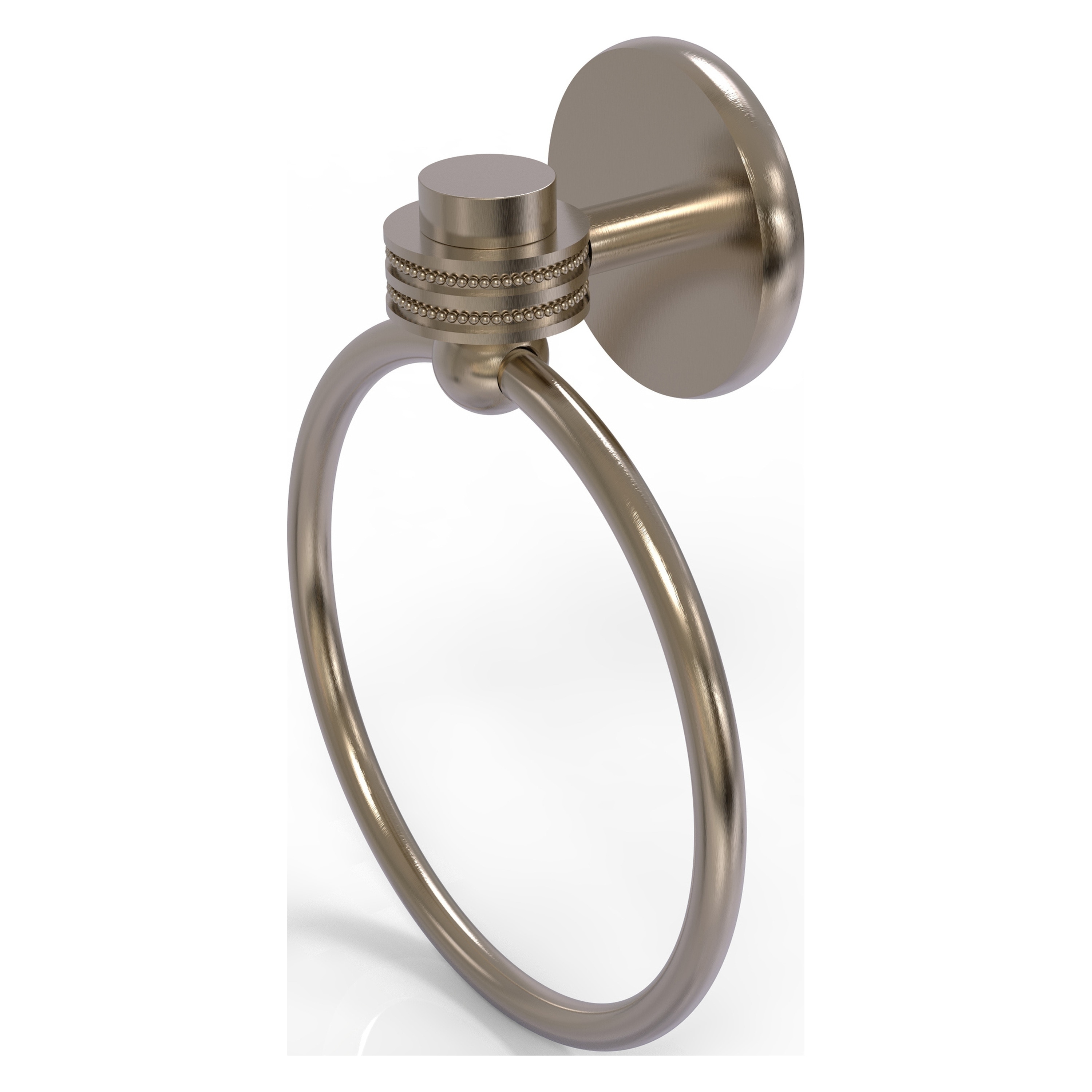 Argolla de Toalla de Pared de Satélite Orbit One en Estilo Antiguo de Peltre Montada en Pared 7116D-PEW