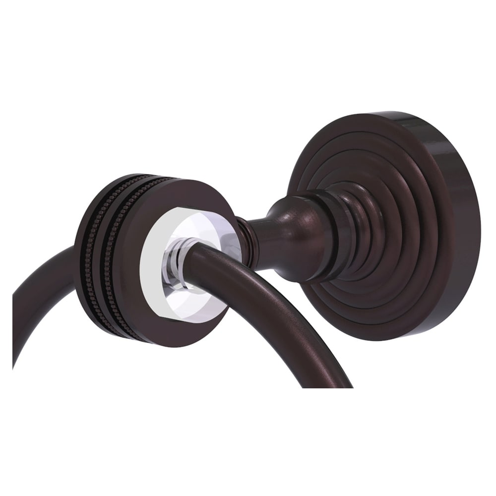 Soporte para toalla de pared de bronce antiguo Allied Brass Pacific Grove PG-16D-ABZ