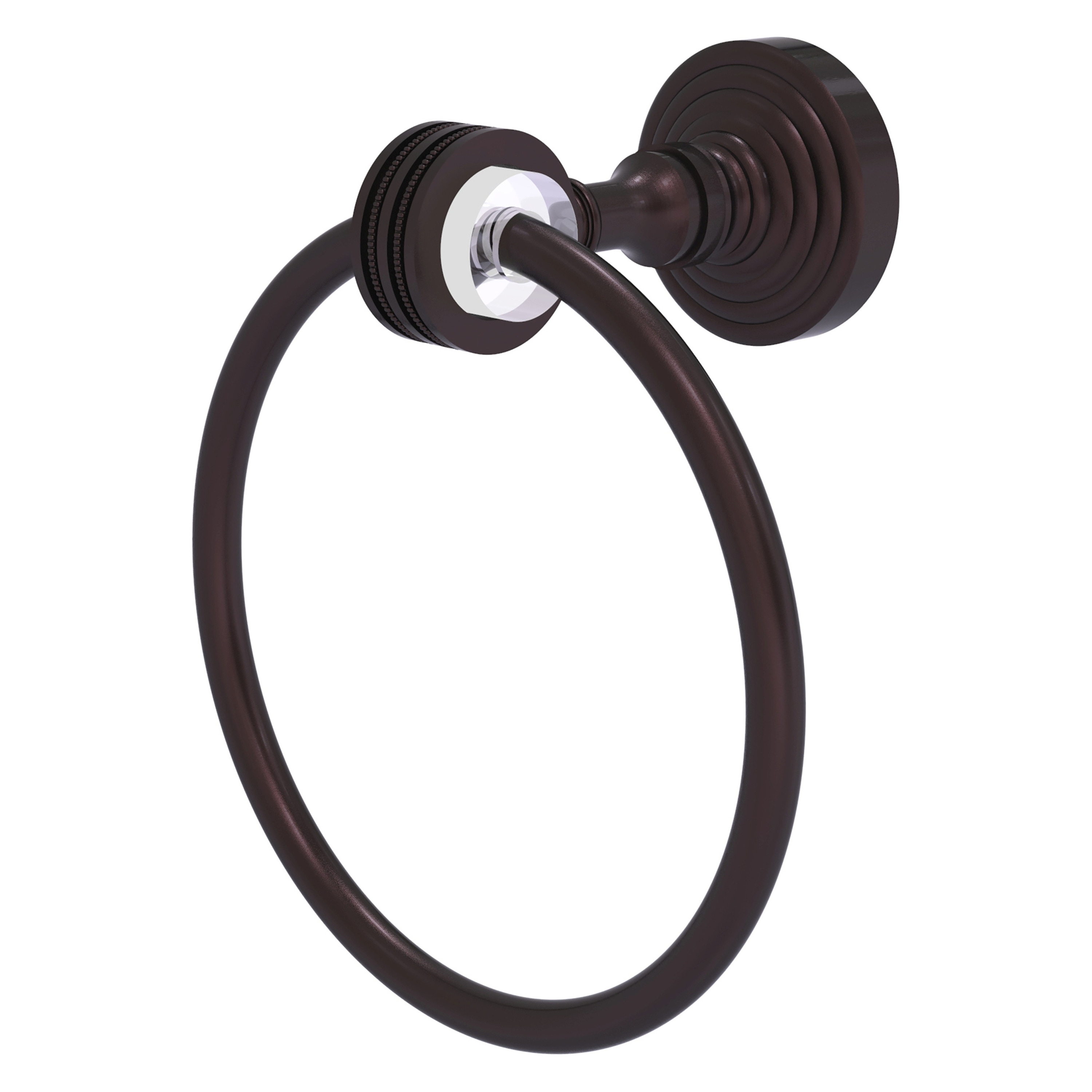 Soporte para toalla de pared de bronce antiguo Allied Brass Pacific Grove PG-16D-ABZ