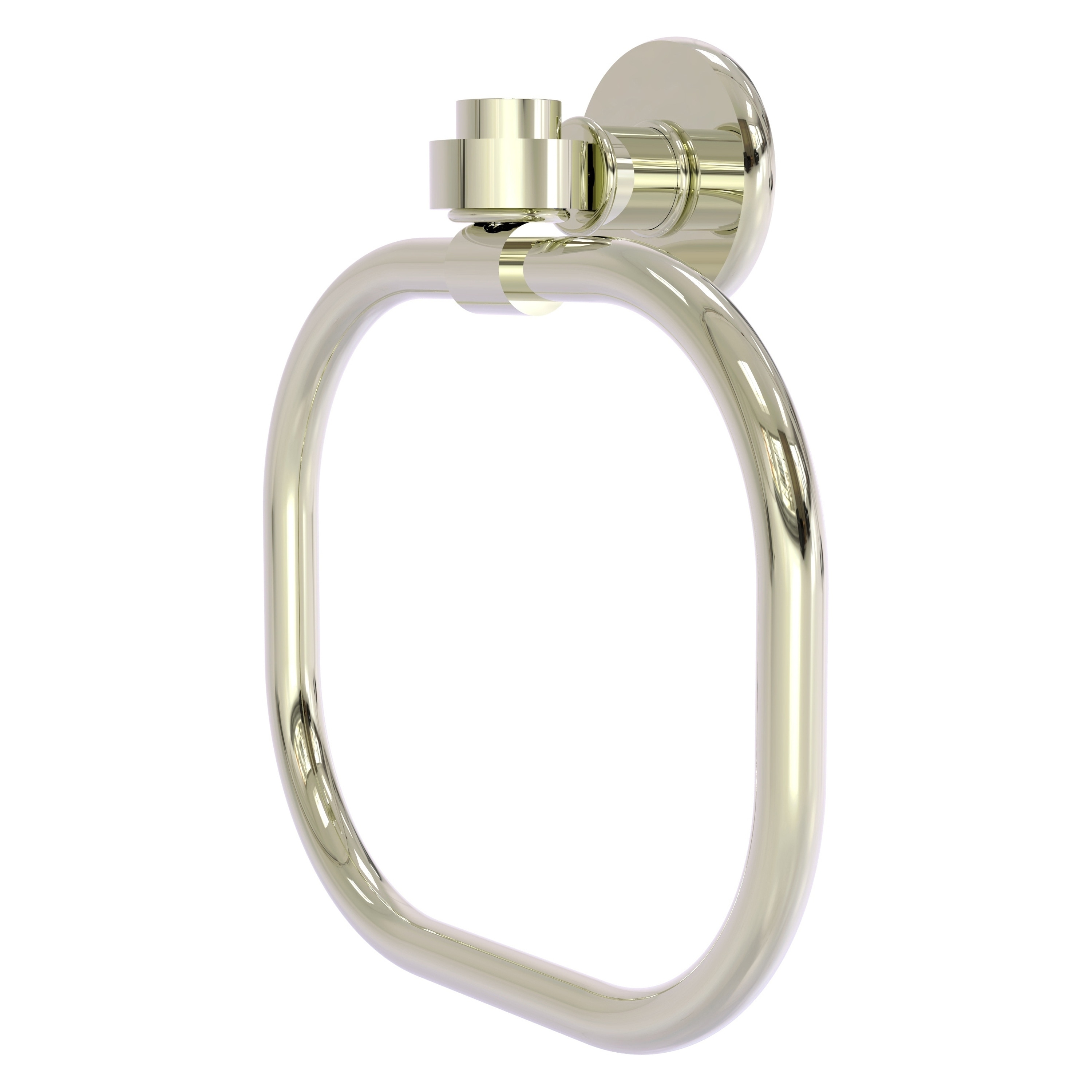 Anillo para Toalla de Pared en Níquel Pulido Continental de Latón Aliado