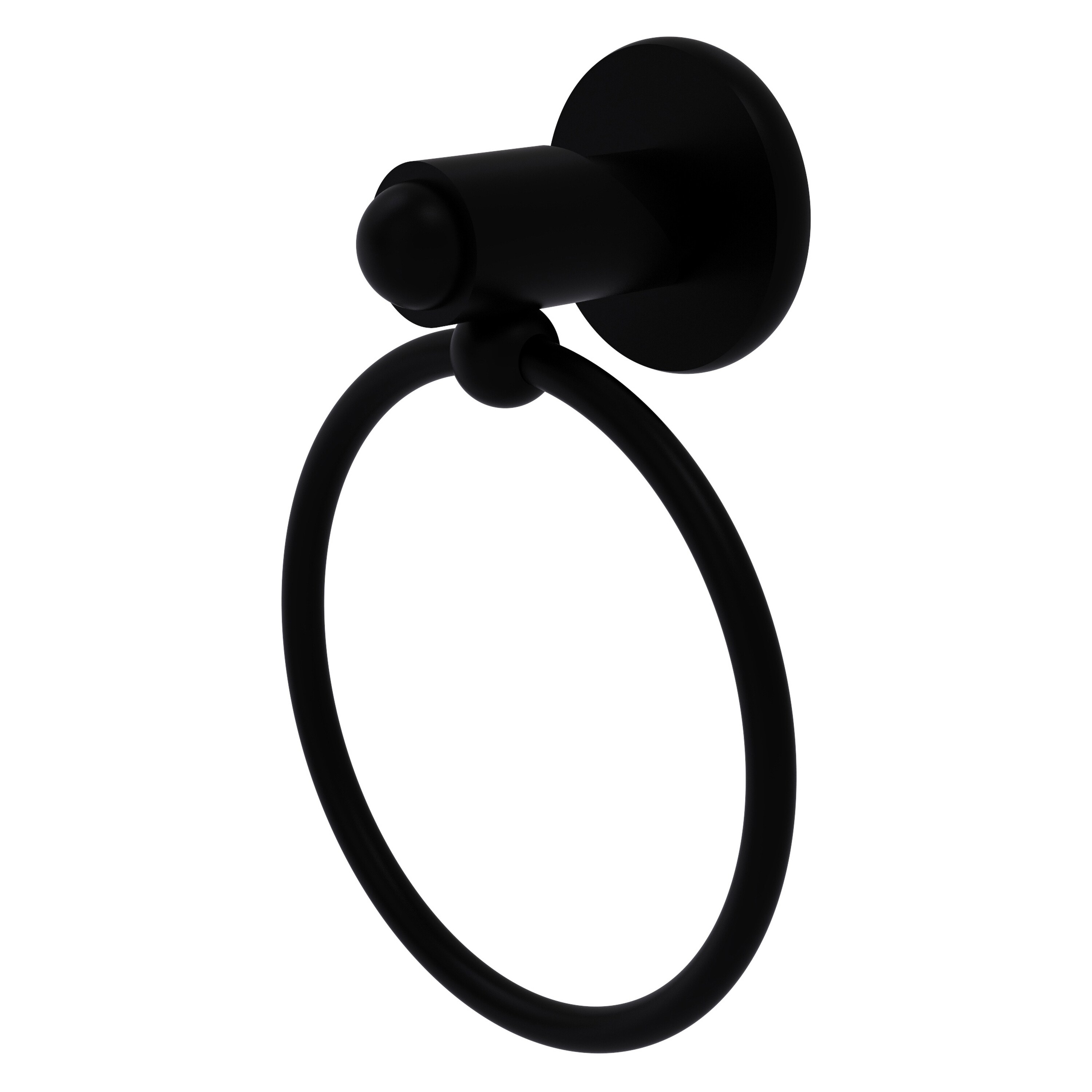 Soporte de Toalla de Baño de Montaje en Pared en Negro Mate de Soho