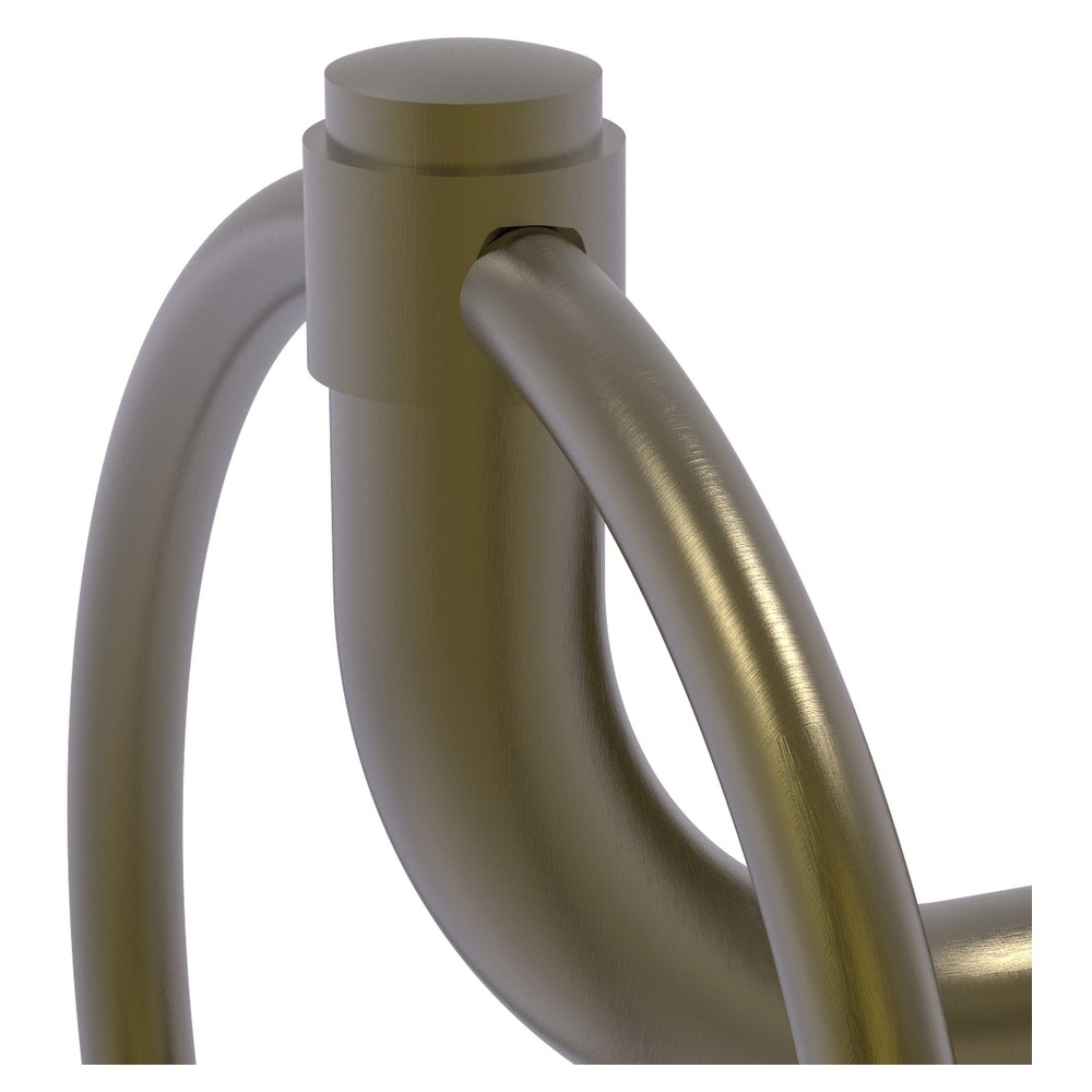 Aro para toalla de montaje en pared en latón antiguo Allied Brass Remi RM-16-ABR