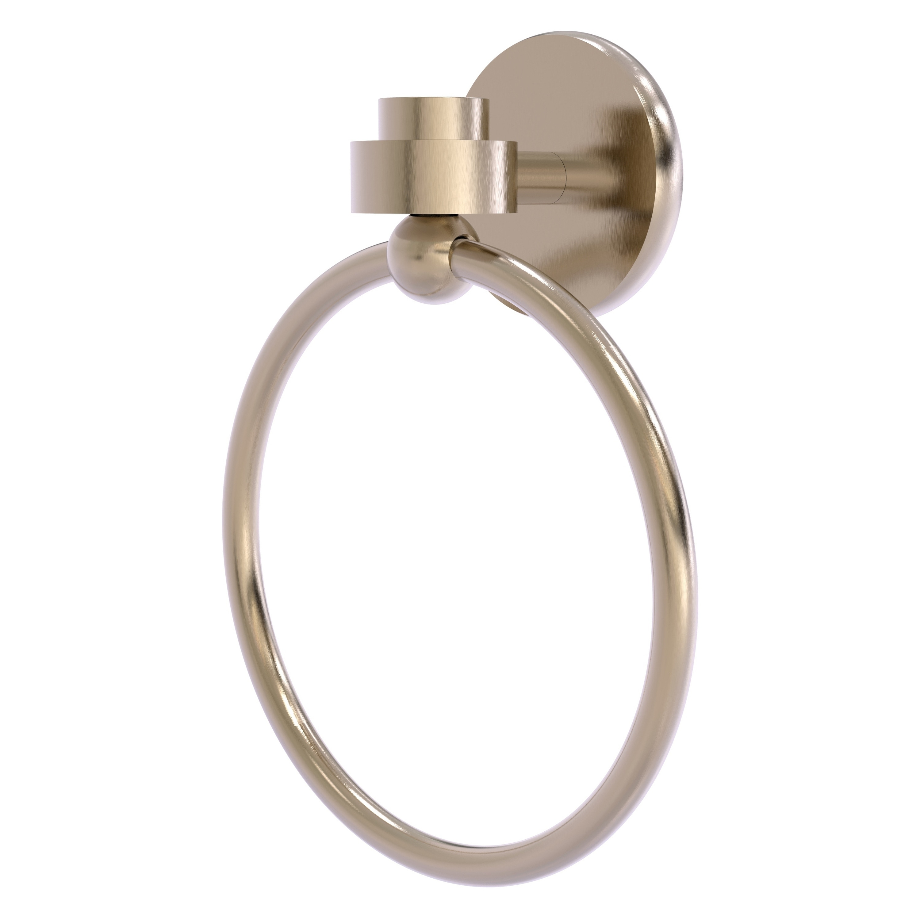 Argolla de Toalla Individual para Pared en Peltre Antiguo de Allied Brass Satellite Orbit One