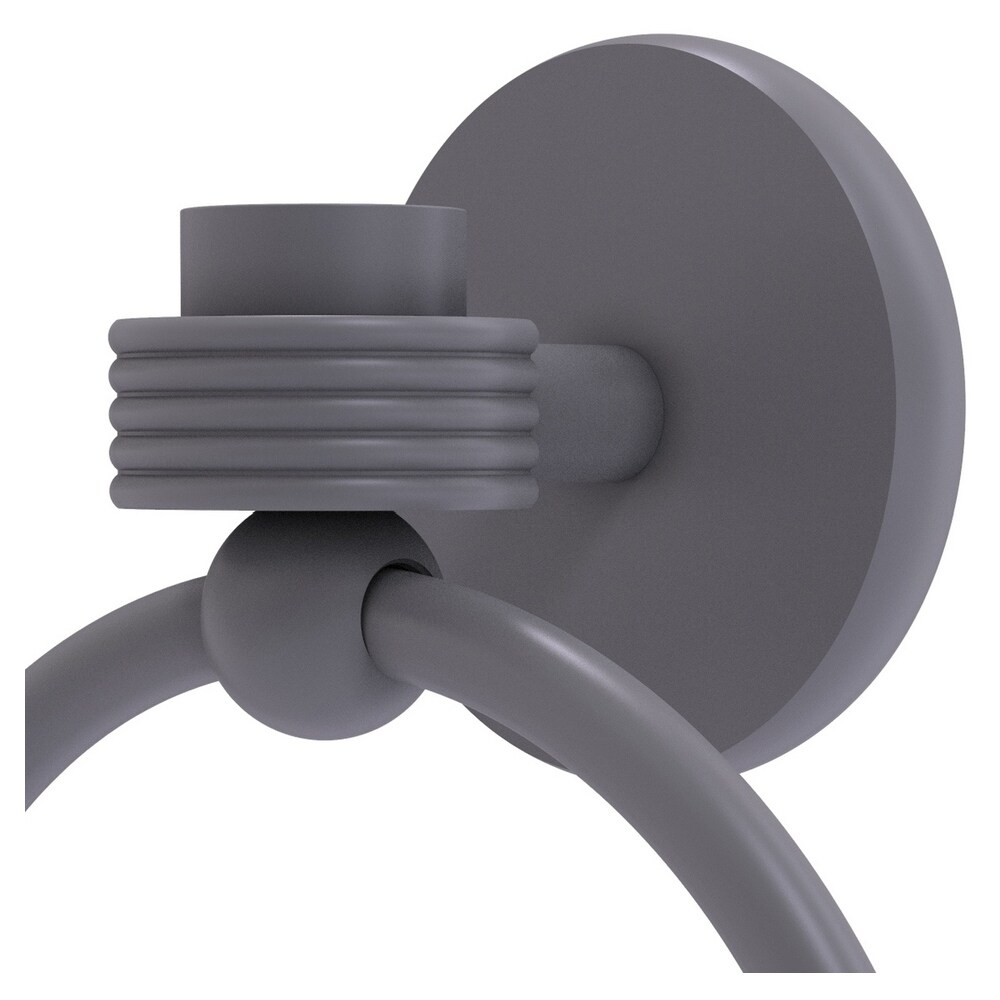 Soporte para Toalla de Montaje en Pared, Satinado Gris Mate, Modelo Satellite Orbit One 7116G-GYM