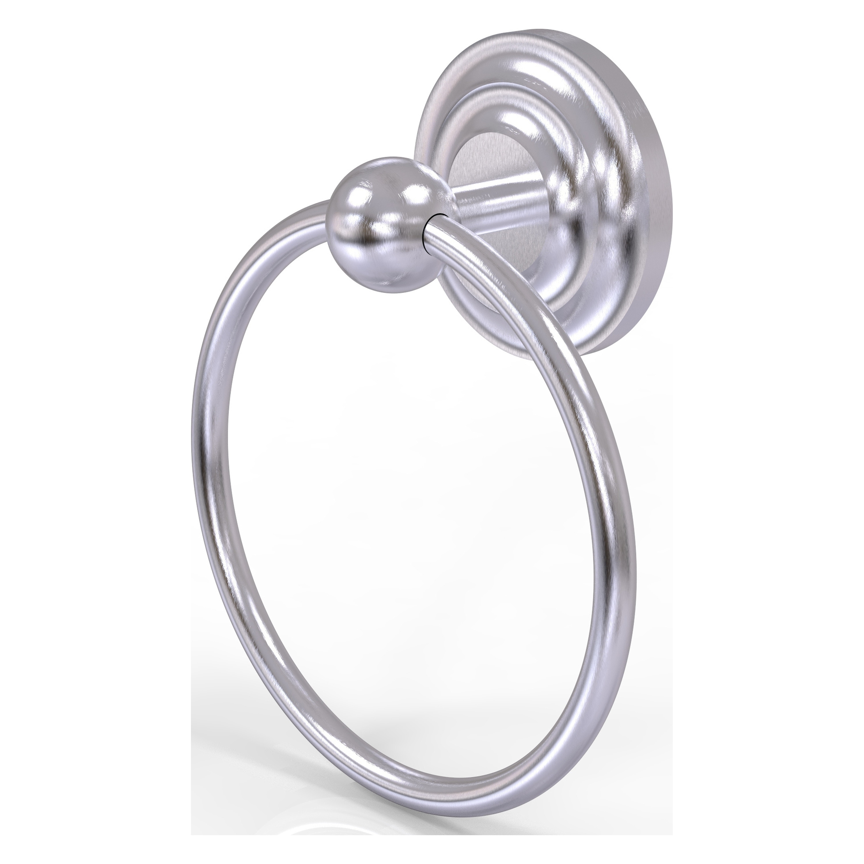 Aro individual para toalla de montaje en pared de cromo satinado Prestige Que New de Brass Allied PQN-16-SCH