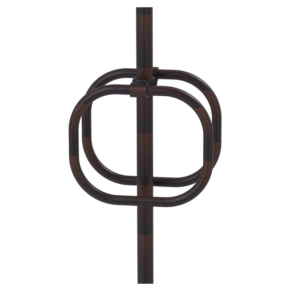 Aro para toalla individual de piso independiente de bronce veneciano, marca Allied Brass