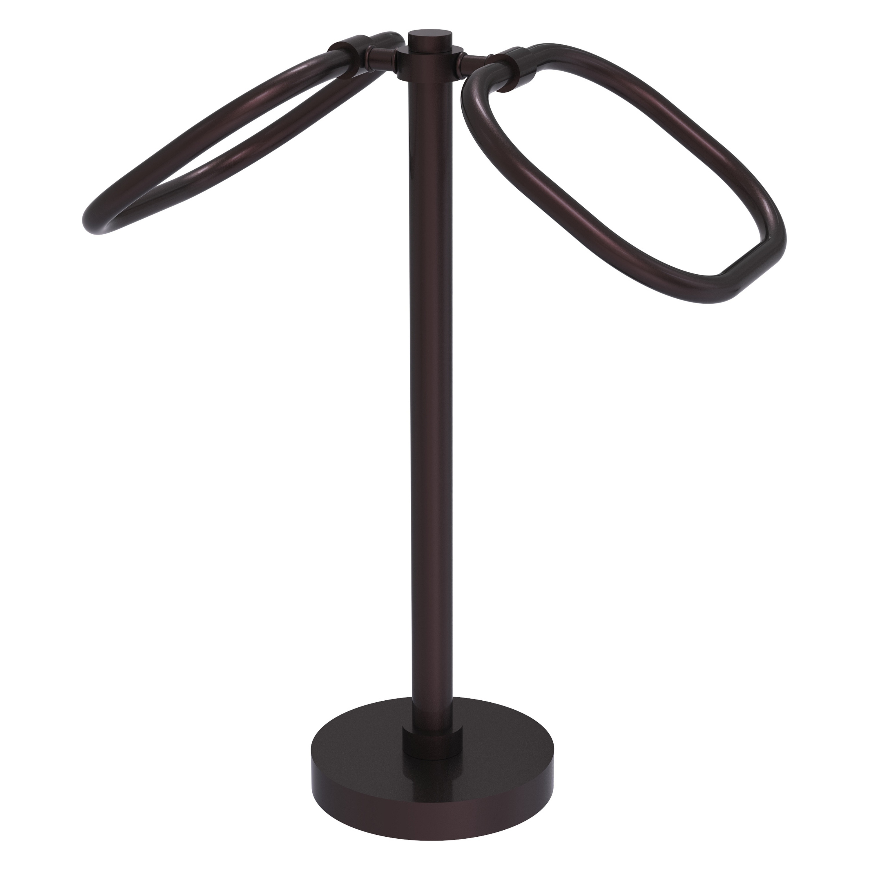 Argolla Doble de Toalla de Pie en Bronce Antiguo de Allied Brass TB-20-ABZ