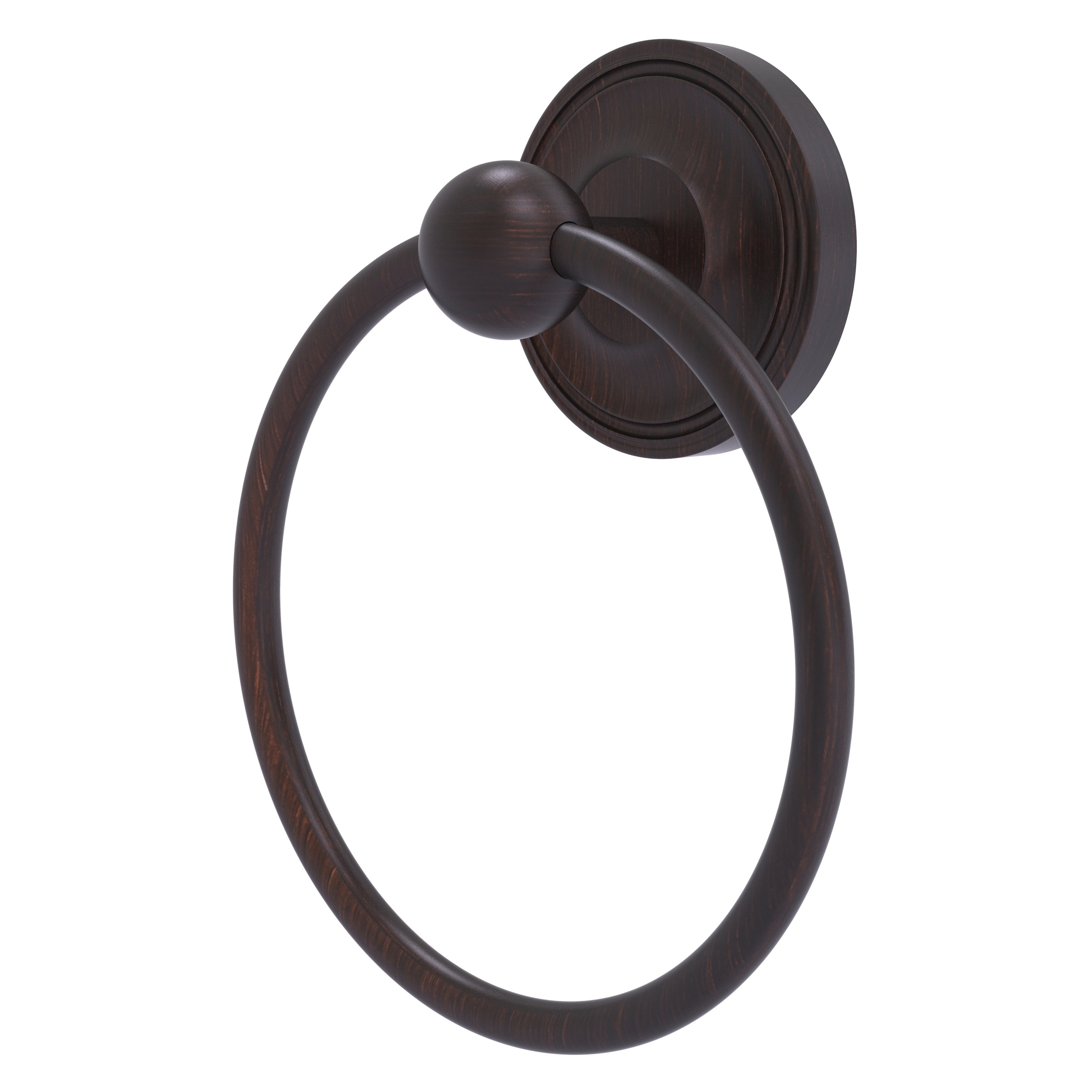 Argolla de toalla individual para montaje en pared en bronce veneciano Prestige Regal de Allied Brass