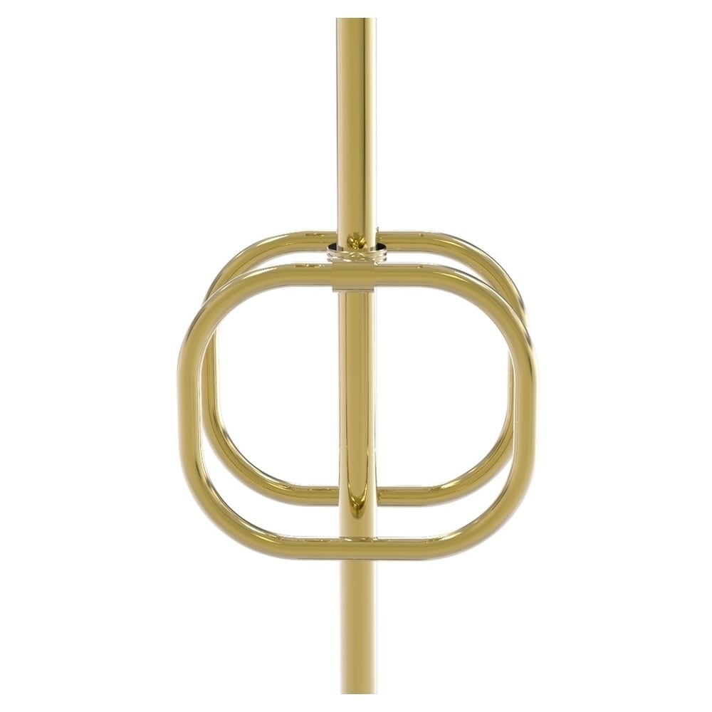 Argolla de Toalla Individual para Piso de Latón Sin Laca Allied Brass TS-40G-UNL