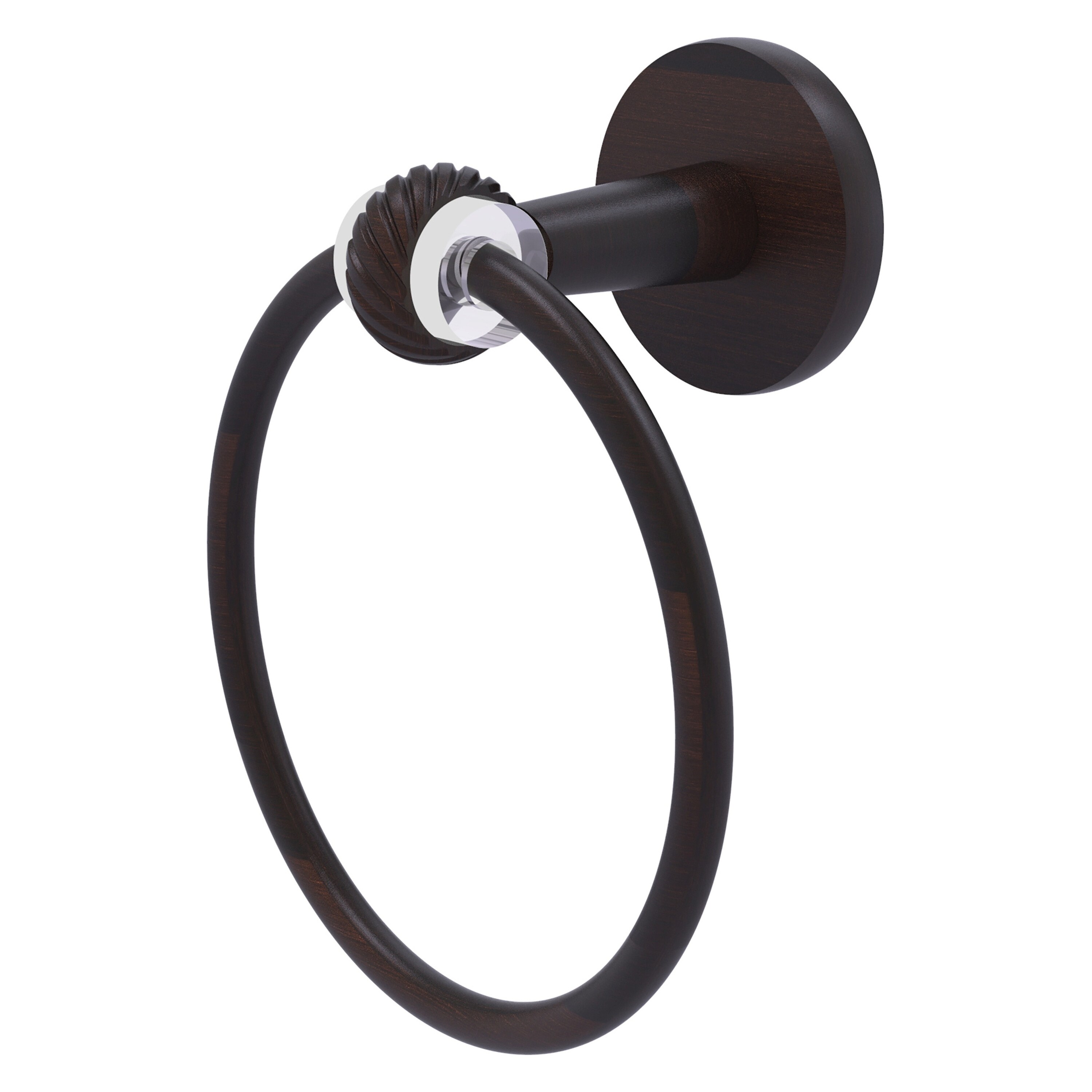 Aro para Toalla de Montaje en Pared en Bronce Veneciano - Modelo Clearview (CV-16T-VB)