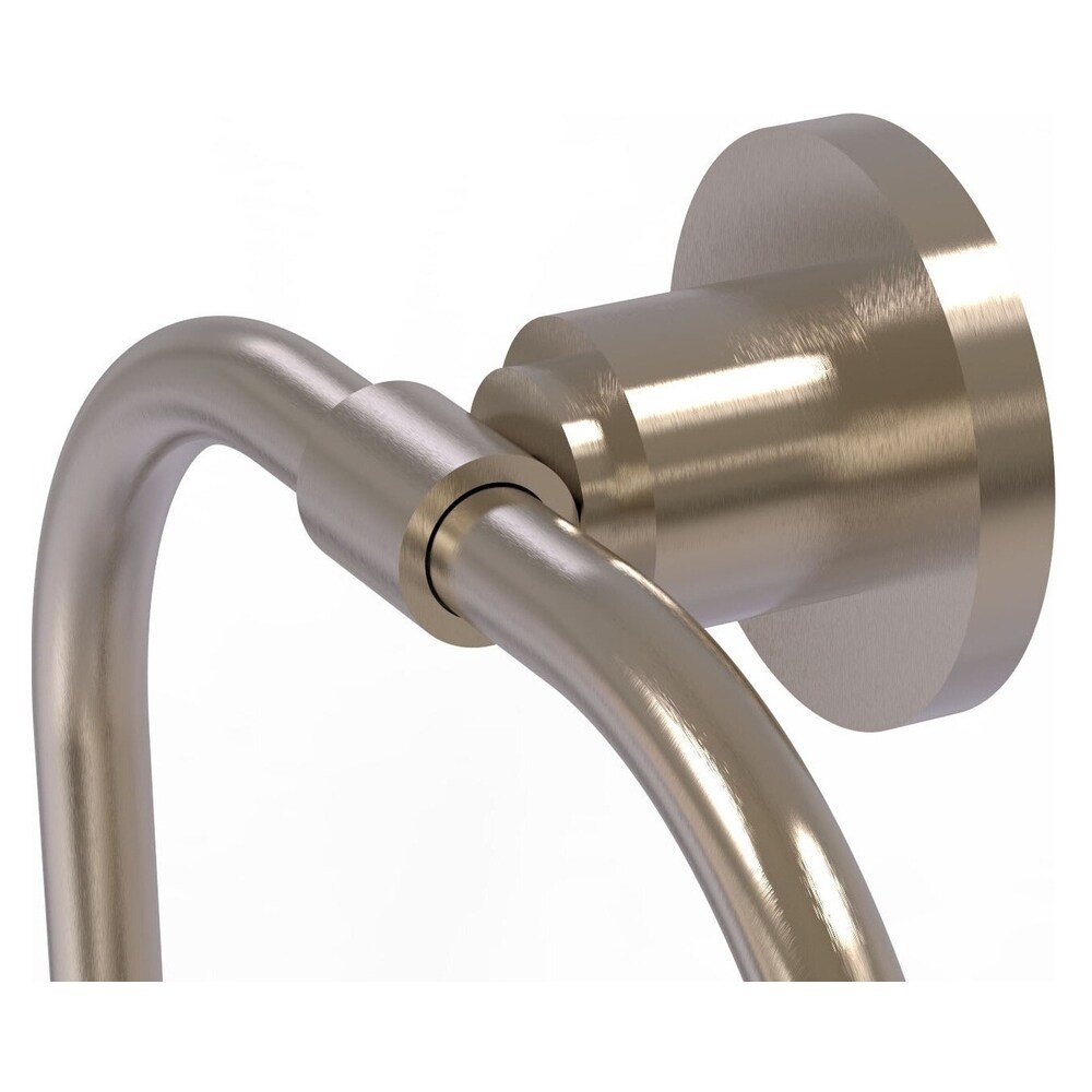 Argolla de Toalla Individual de Pared de Peltre Antiguo Washington Square de Allied Brass