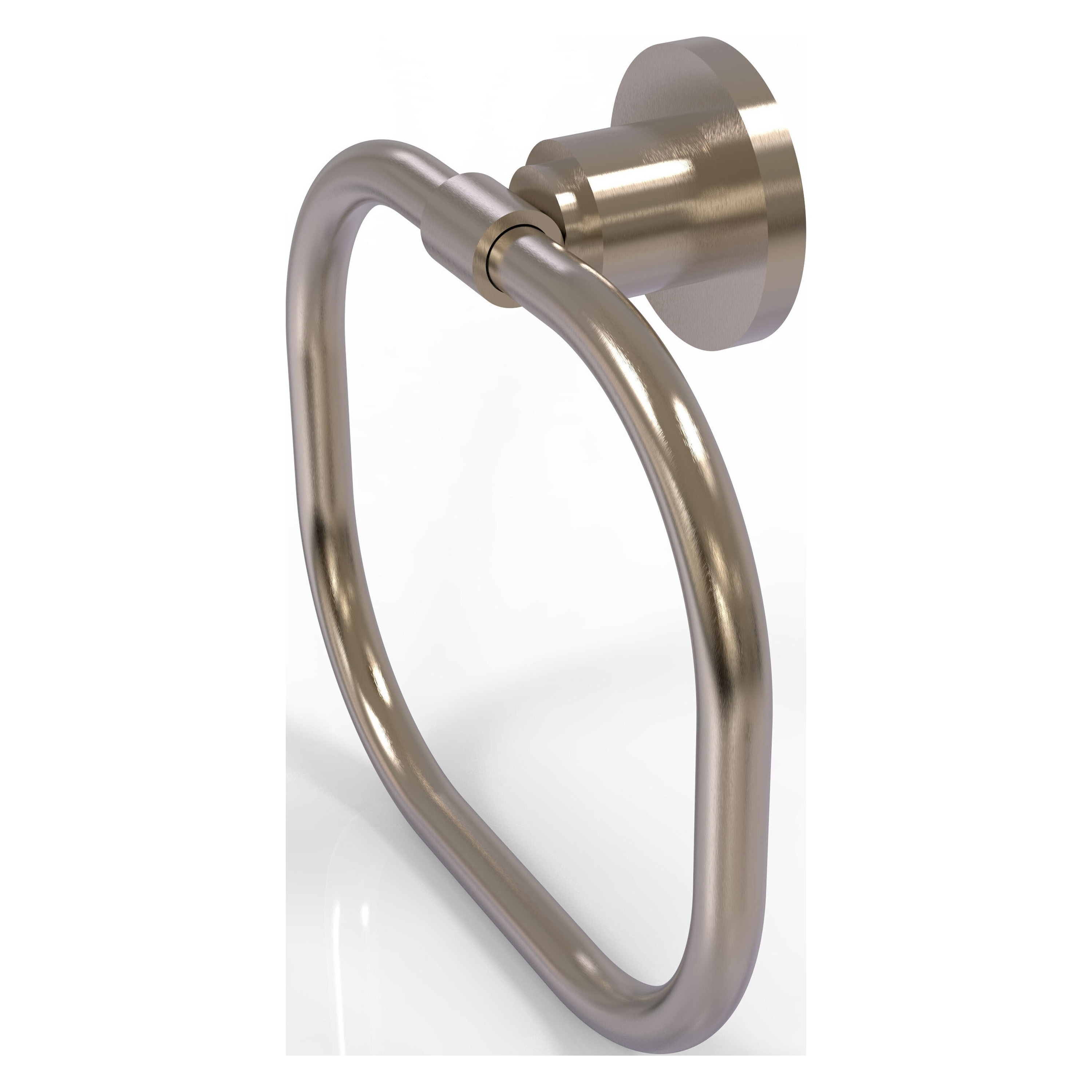 Argolla de Toalla Individual de Pared de Peltre Antiguo Washington Square de Allied Brass