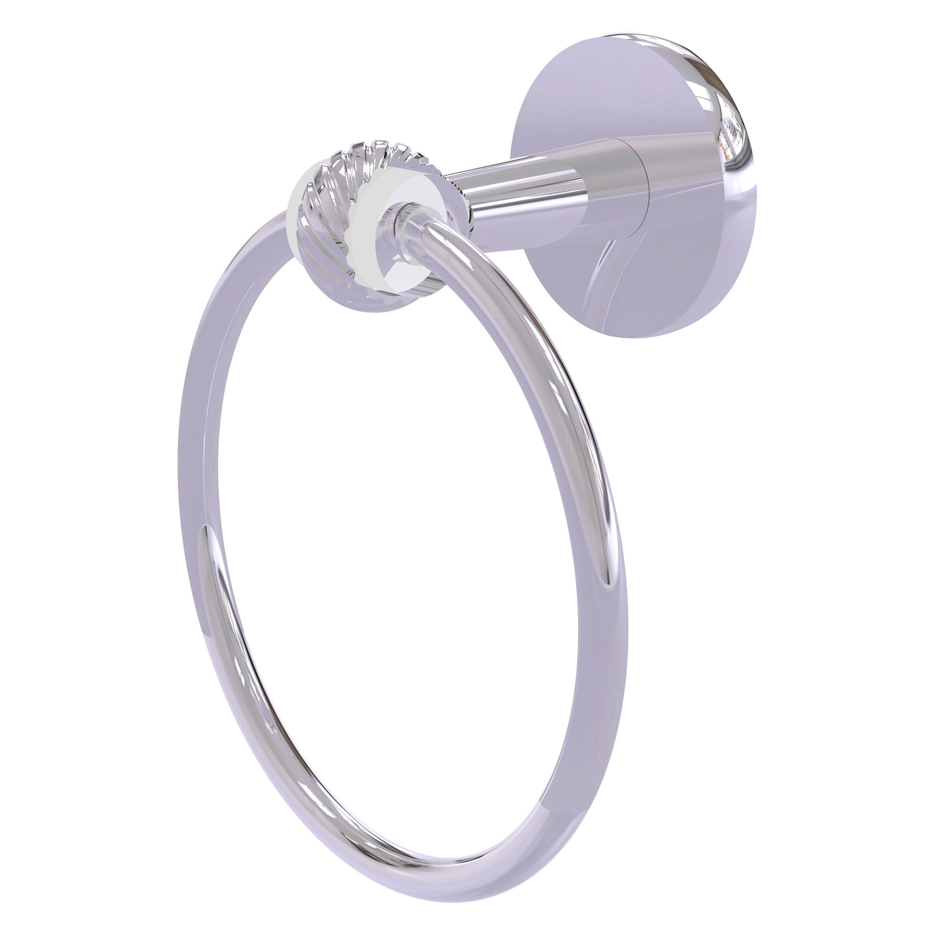 Argolla para toalla de pared montada de latón pulido en cromo de alta calidad de Clearview CV-16T-PC