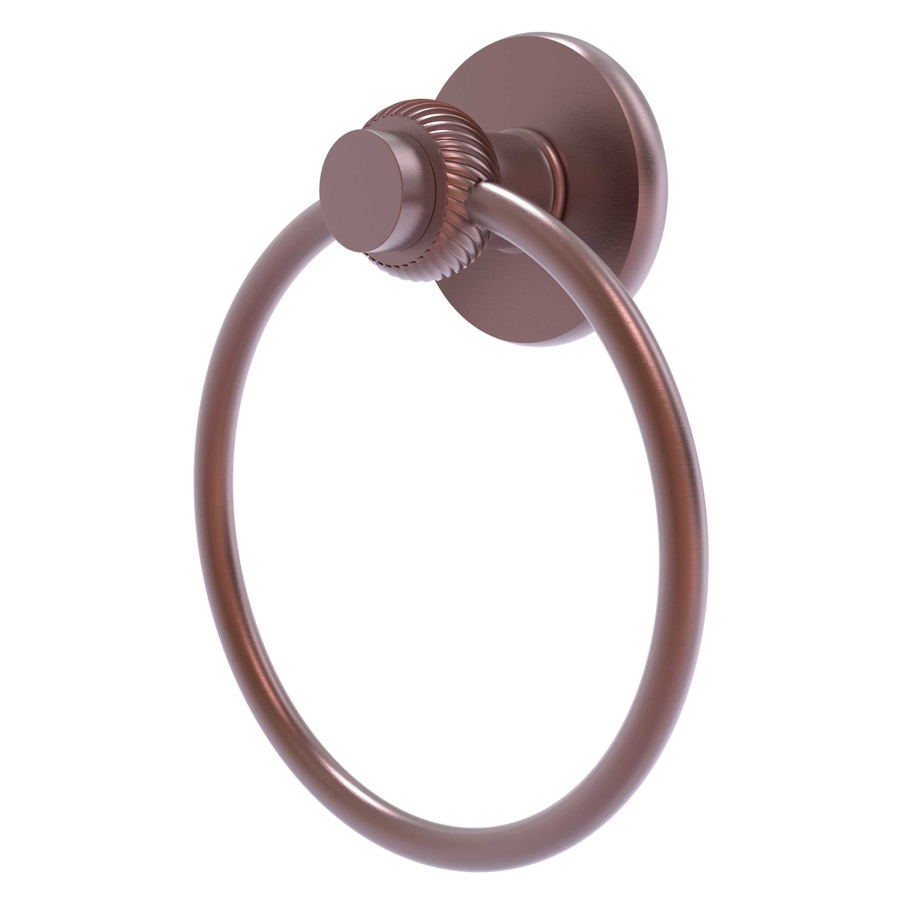 Soporte para toalla de pared en cobre antiguo Allied Brass Mercury