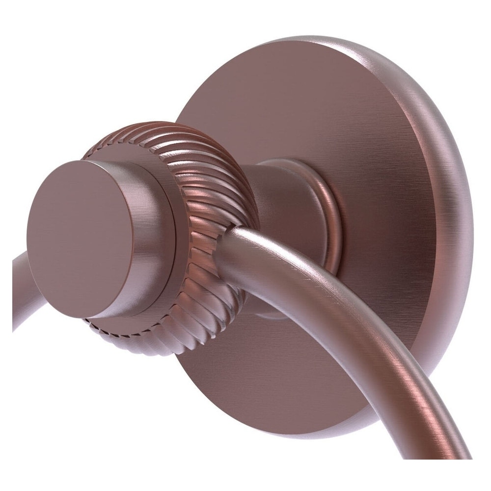 Soporte para toalla de pared en cobre antiguo Allied Brass Mercury