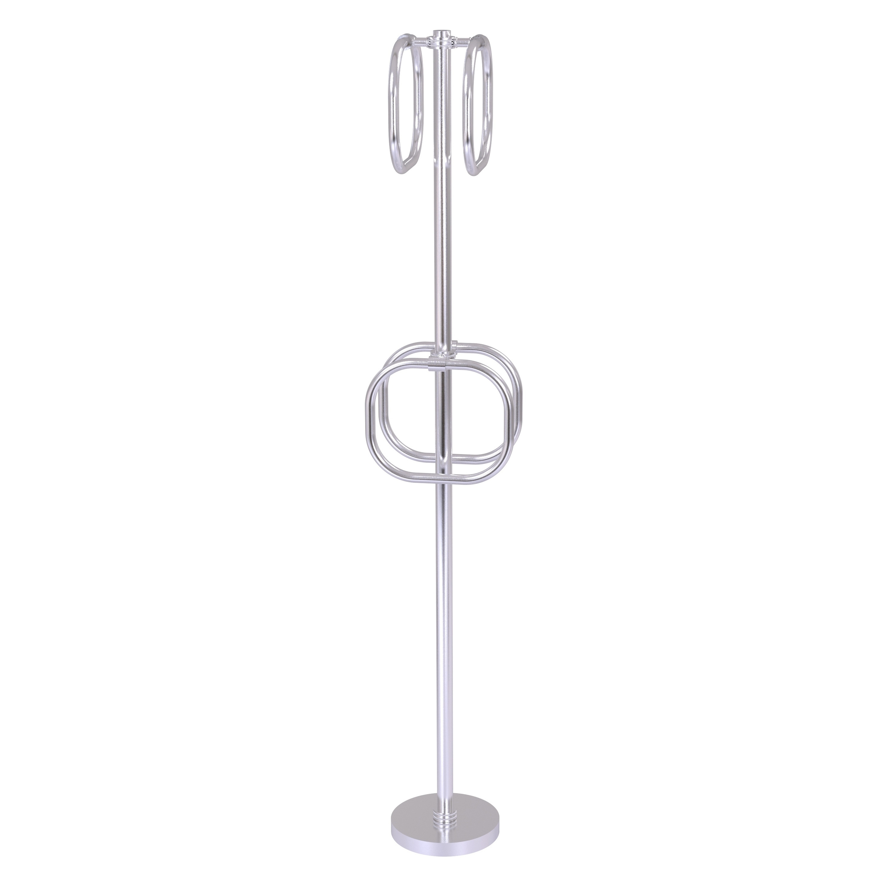 Aro para Toalla de Piso Independiente de Latón Satinado en Cromo TS-40D-SCH