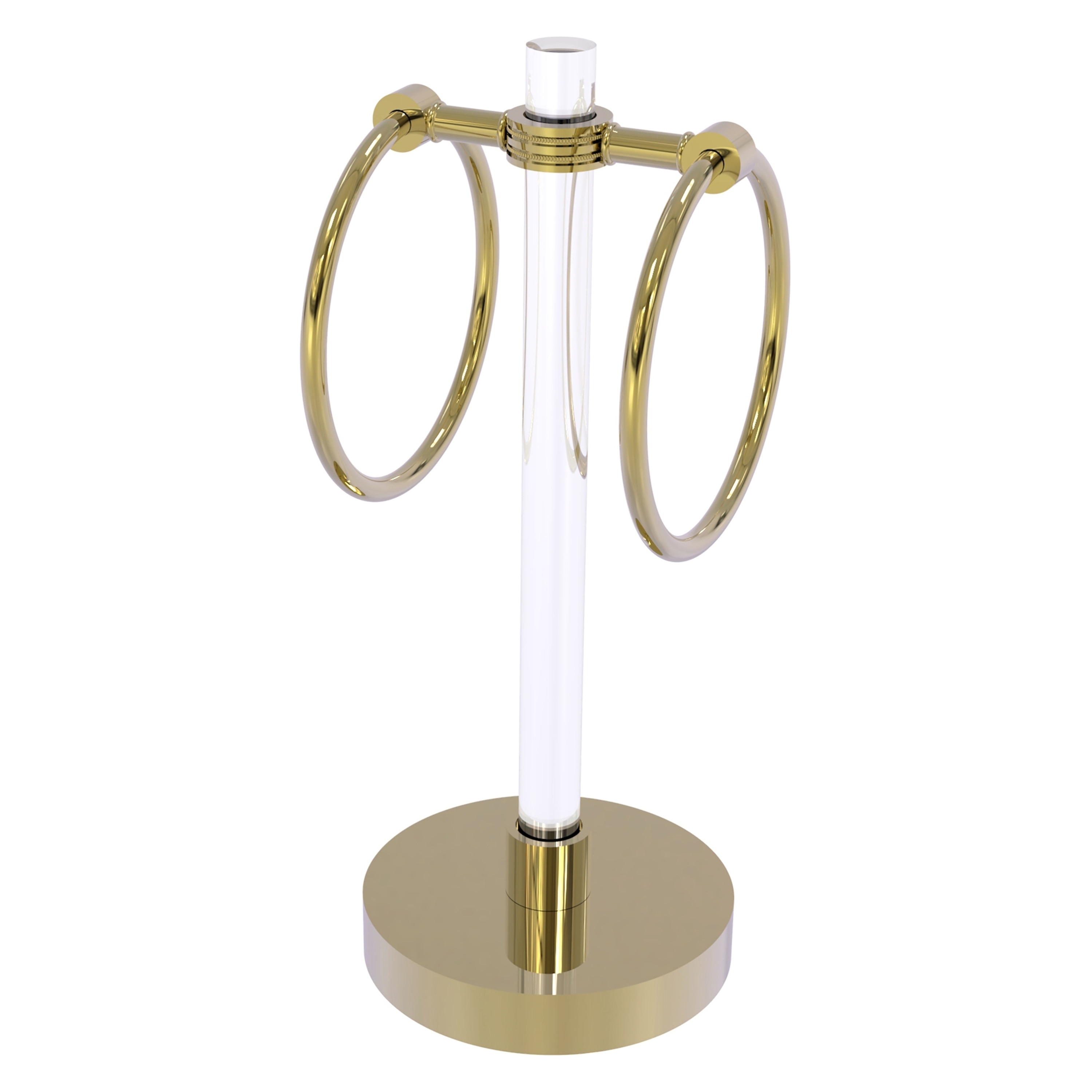 Soporte para Toalla de Pie sin Lacar en Latón sin acabado Clearview de Brass Allied.