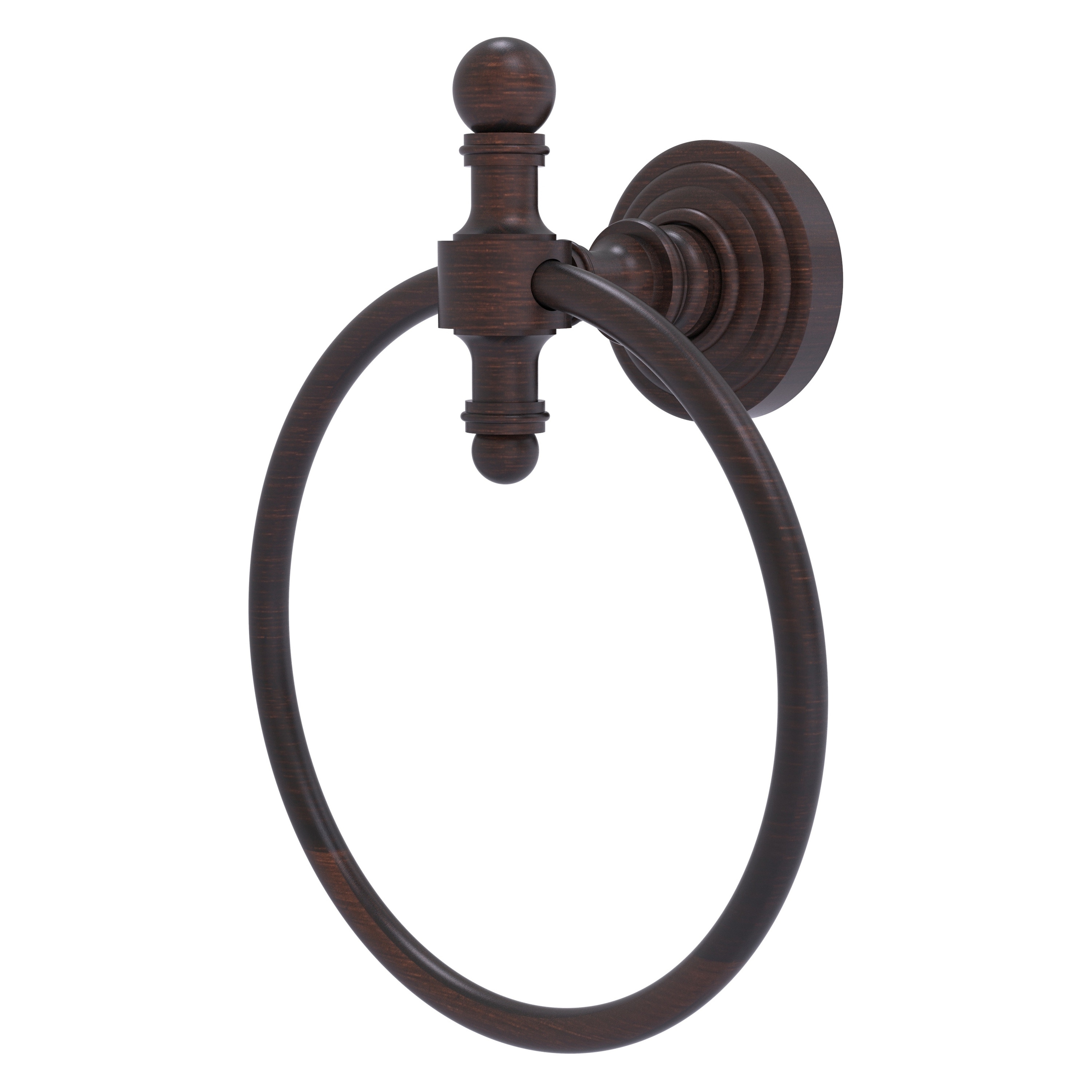 Aro de Toalla Individual de Montaje en Pared en Bronce Veneciano estilo Retro Wave
