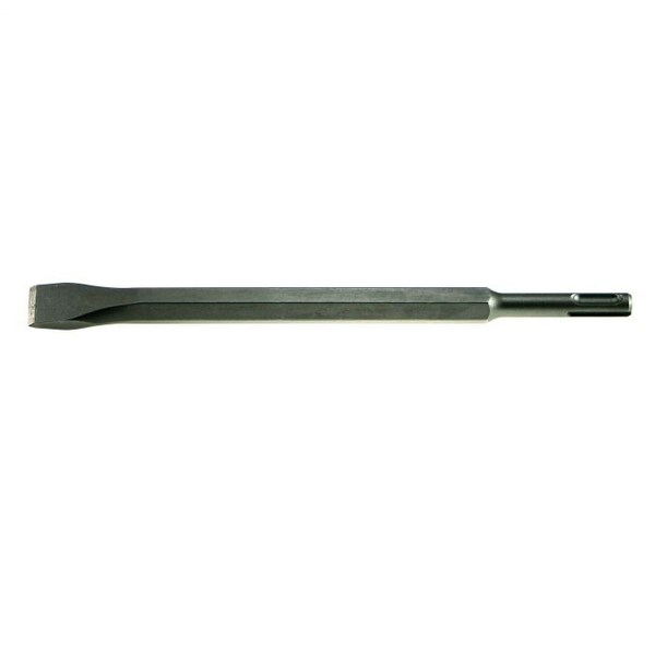 Drillco Flat Chisel, Imperial, Series 1850, 18 In Overall Length, 1516 In Cutting Depth, 34 In Shank - 185FCF22