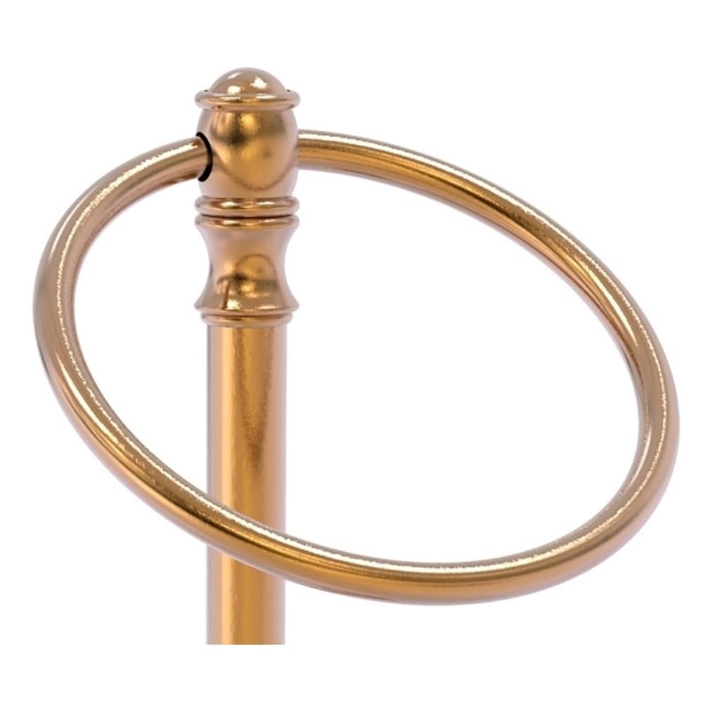 Aro para toalla individual de mostrador independiente en bronce cepillado Carolina de Allied Brass