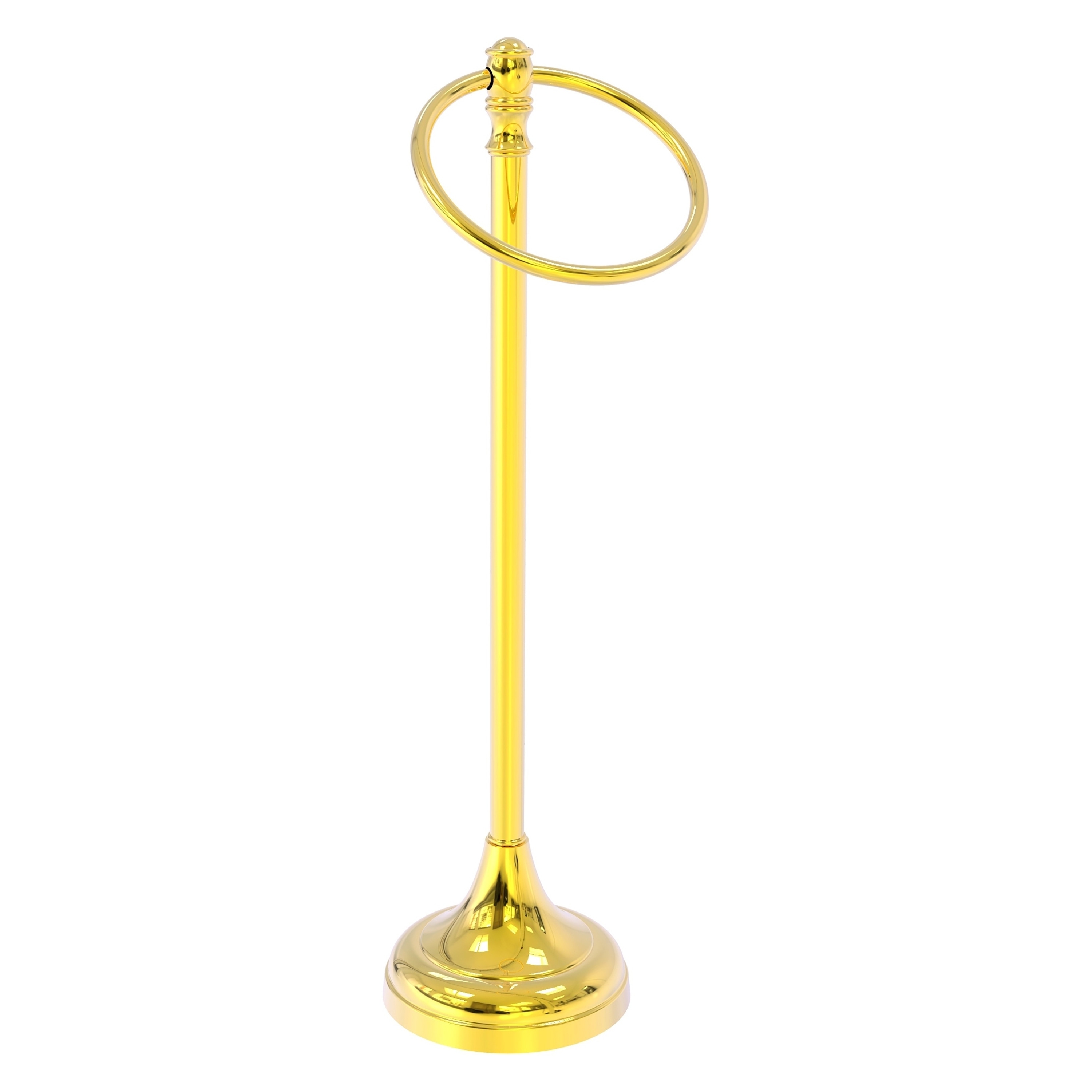 Argolla de Toalla Individual para Mostrador de Latón Pulido Carolina de Allied Brass.