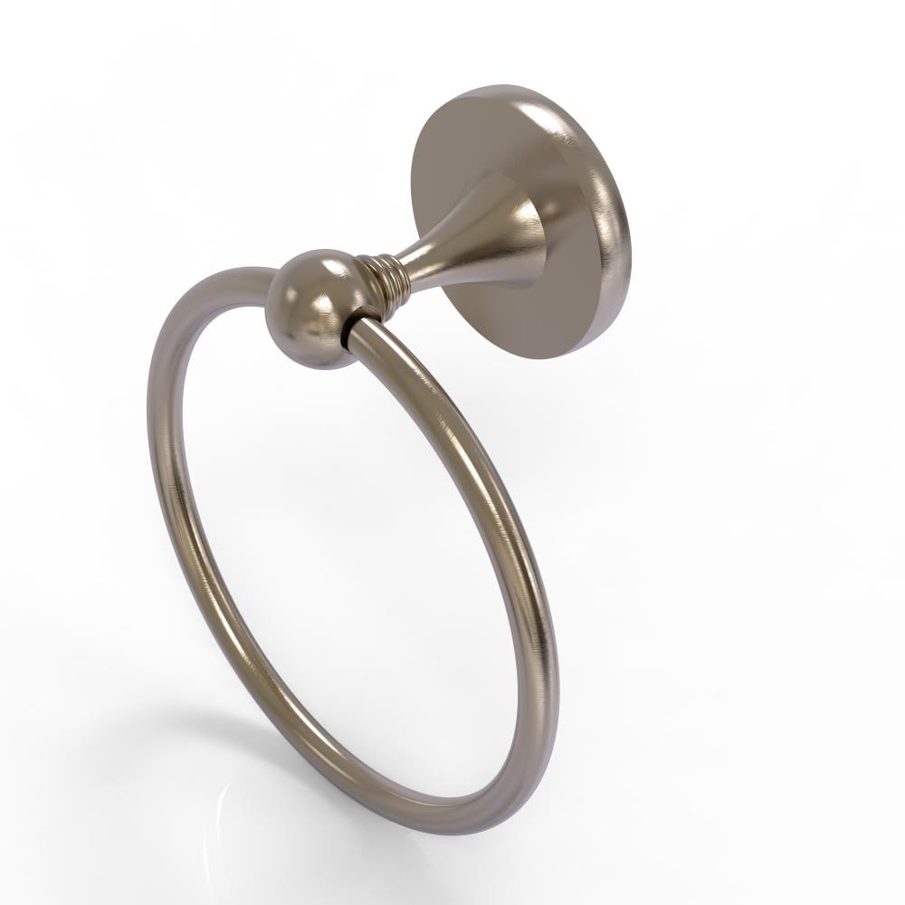 Soporte de Toalla Simple para Pared en Peltre Antiguo Shadwell de Allied Brass