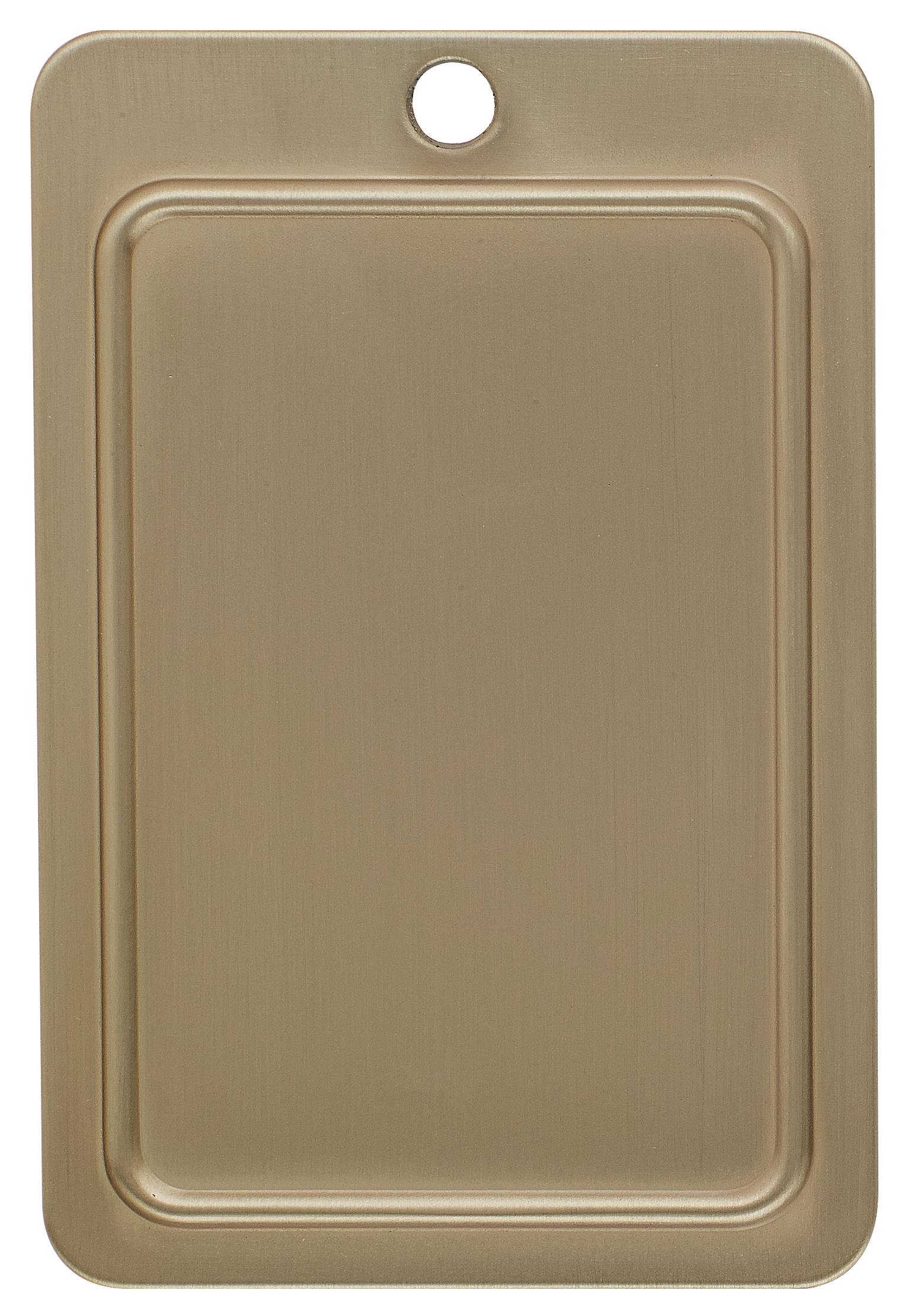 Aro de toalla individual para montaje en pared color Champagne Dorado Americo Arrondi.