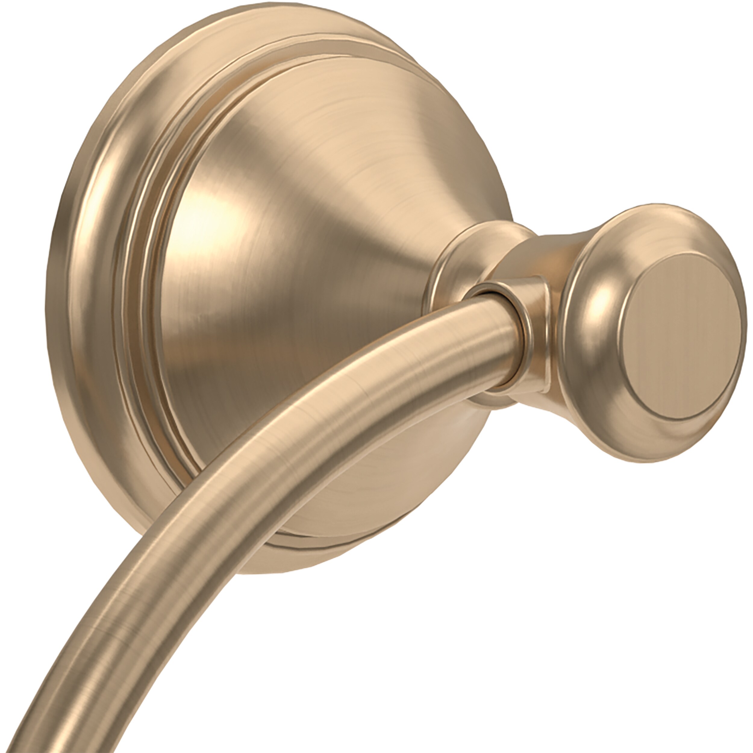 Aro para toalla individual de montaje en pared en bronce champan Delta Cassidy 79746-CZ
