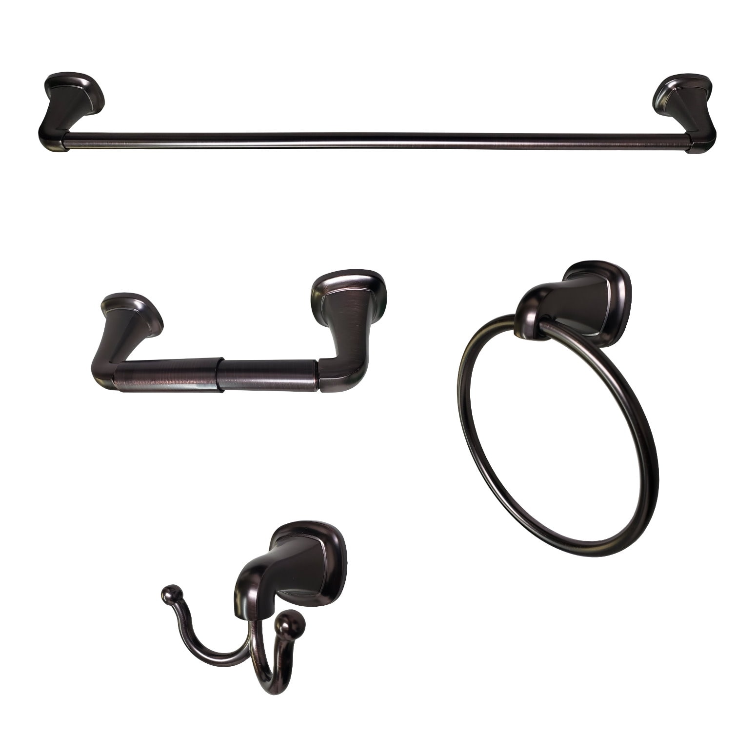 Arista Belding - Argolla Para Toalla de Montaje en Pared en Bronce Envejecido, Individual