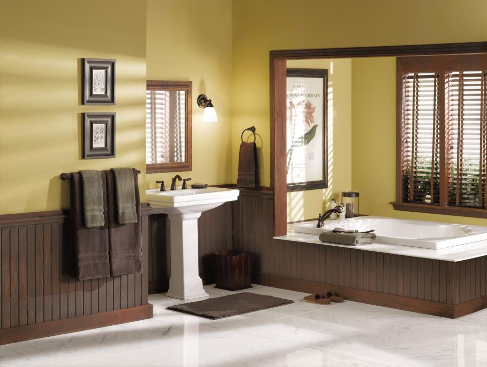 Soporte de Toalla Individual para Pared en Bronce Frotado con Aceite Moen Brantford YB2286ORB