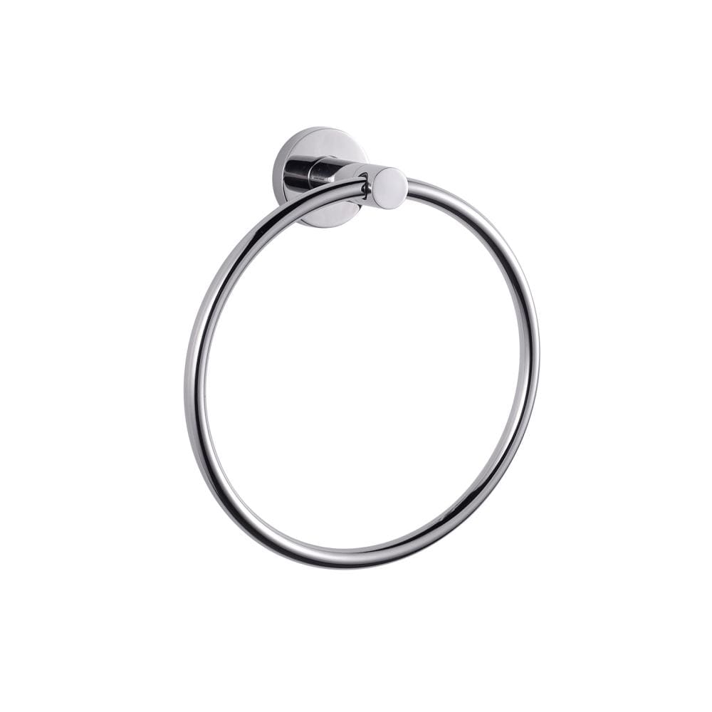 Anillo de Toalla Cromado para Montar en Pared Lexora Bagno Nera - Modelo Único